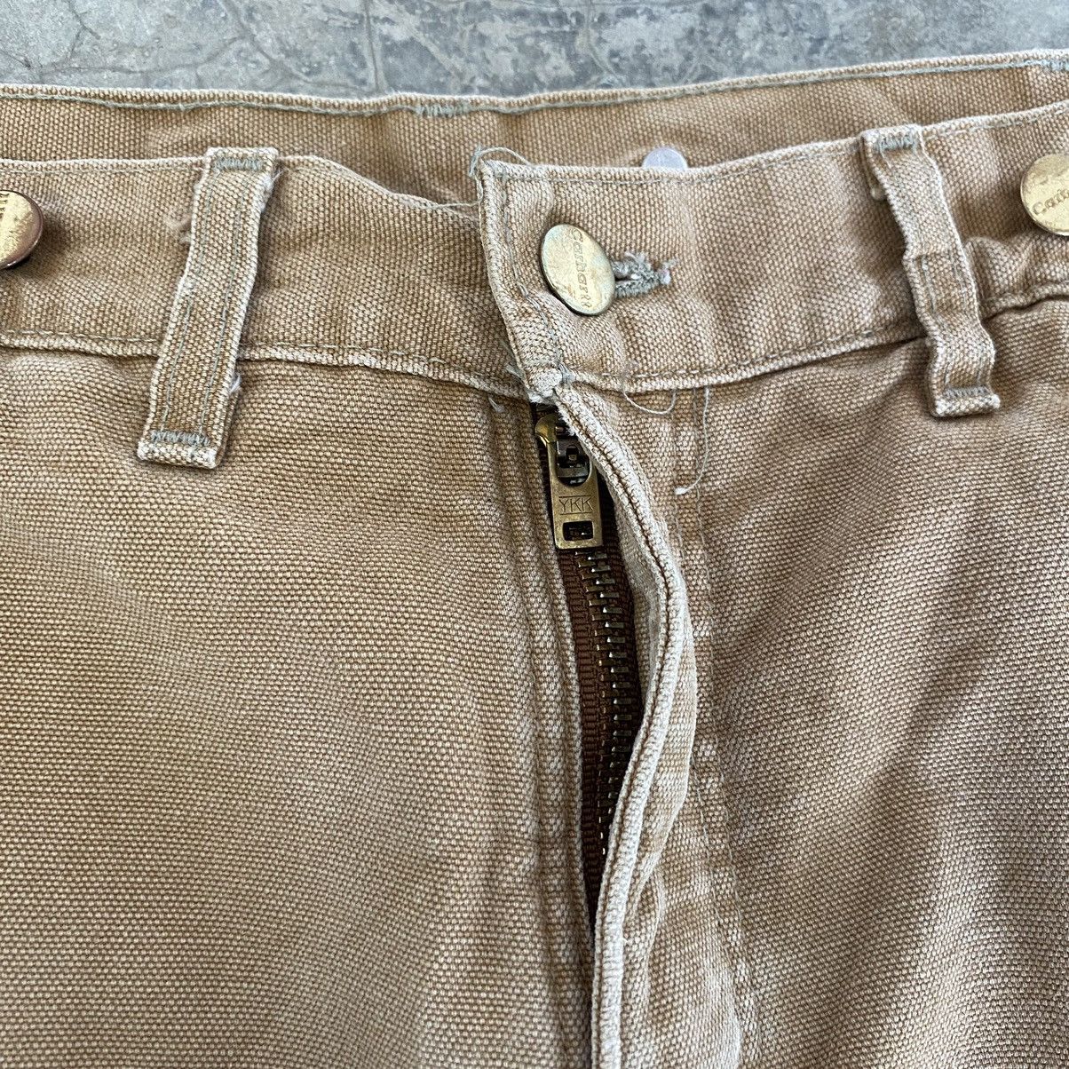 Carhartt VTG Carhartt Insolation Lined Faded Tan Workwear Pants Size US 33 - 15 Thumbnail