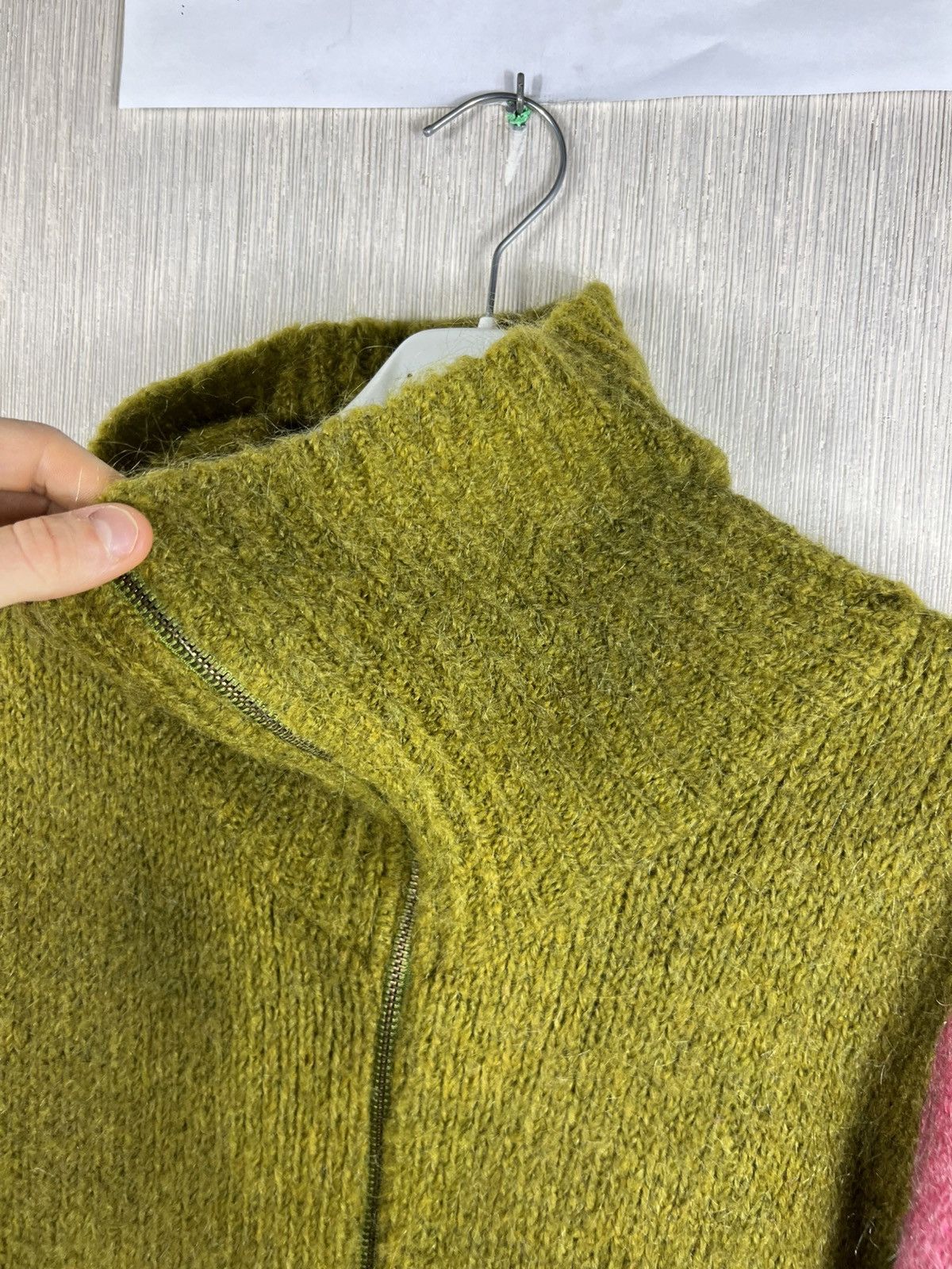 Vintage Vintage 90s einstein prog prod mohair cardigan sweater knit Size S / US 4 / IT 40 - 13 Thumbnail