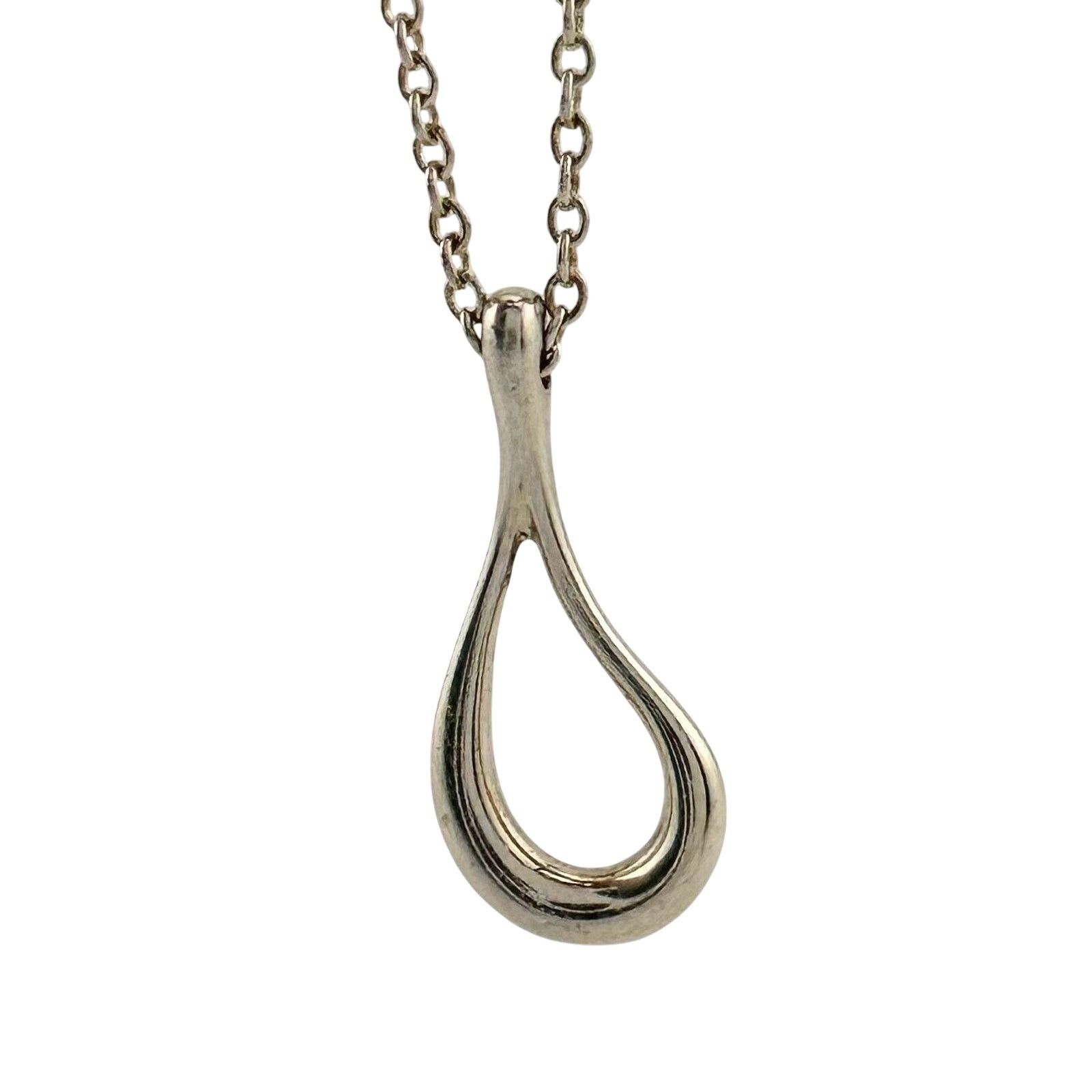 Tiffany & Co. Tiffany and Co Elsa Peretti Teardrop Pendant Necklace Size ONE SIZE - 6 Thumbnail
