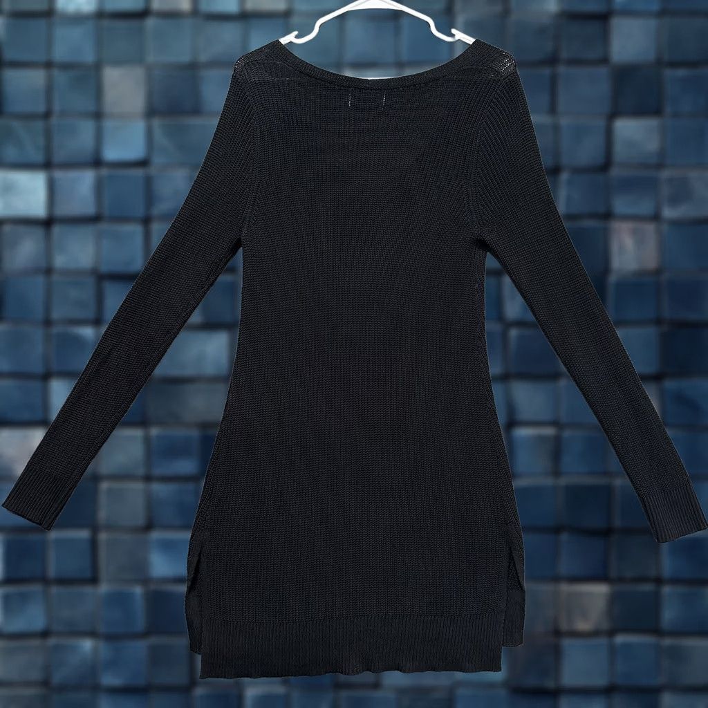 Old Navy Old Navy Womens Medium Black Maxi Sweater Dress Long Sleeve Loose Knit EUC Size M / US 6-8 / IT 42-44 - 1 Thumbnail