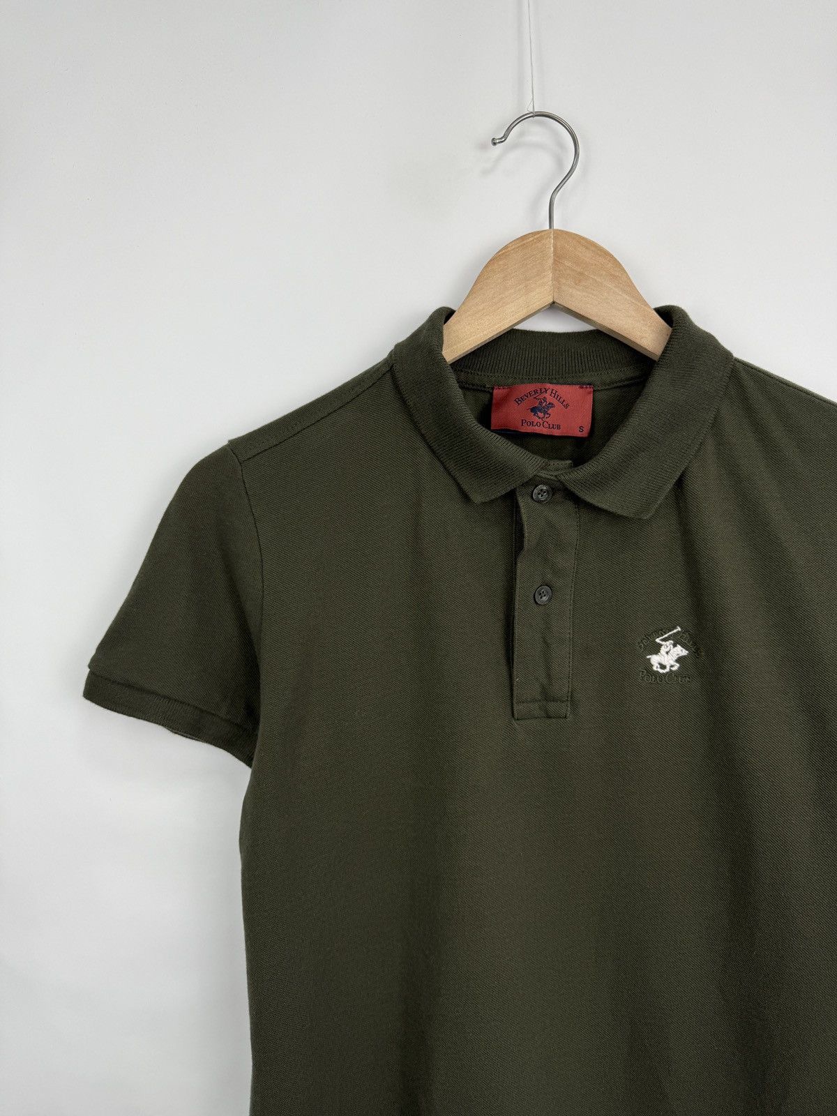 Beverly Hills Polo Club 🇺🇸 Vintage Beverly Hills Polo Club Polo T-Shirt Rare Retro Size US S / EU 44-46 / 1 - 2 Thumbnail