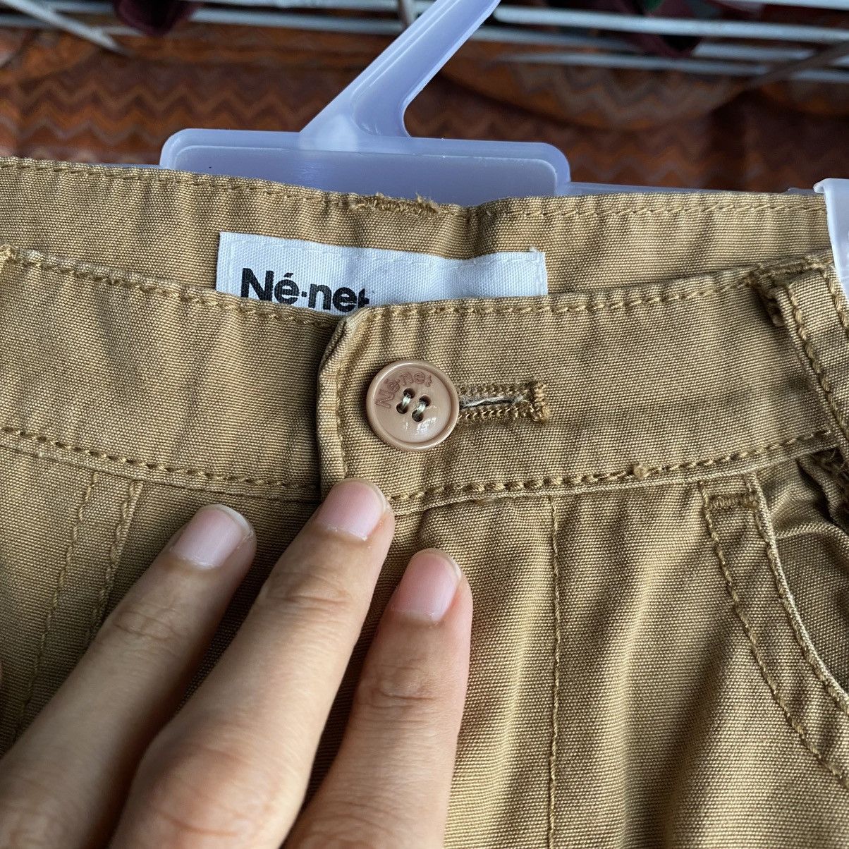 Issey Miyake Ne-net Carpenter Pants – Khaki w/ Playful Back Pockets Size US 29 - 13 Thumbnail