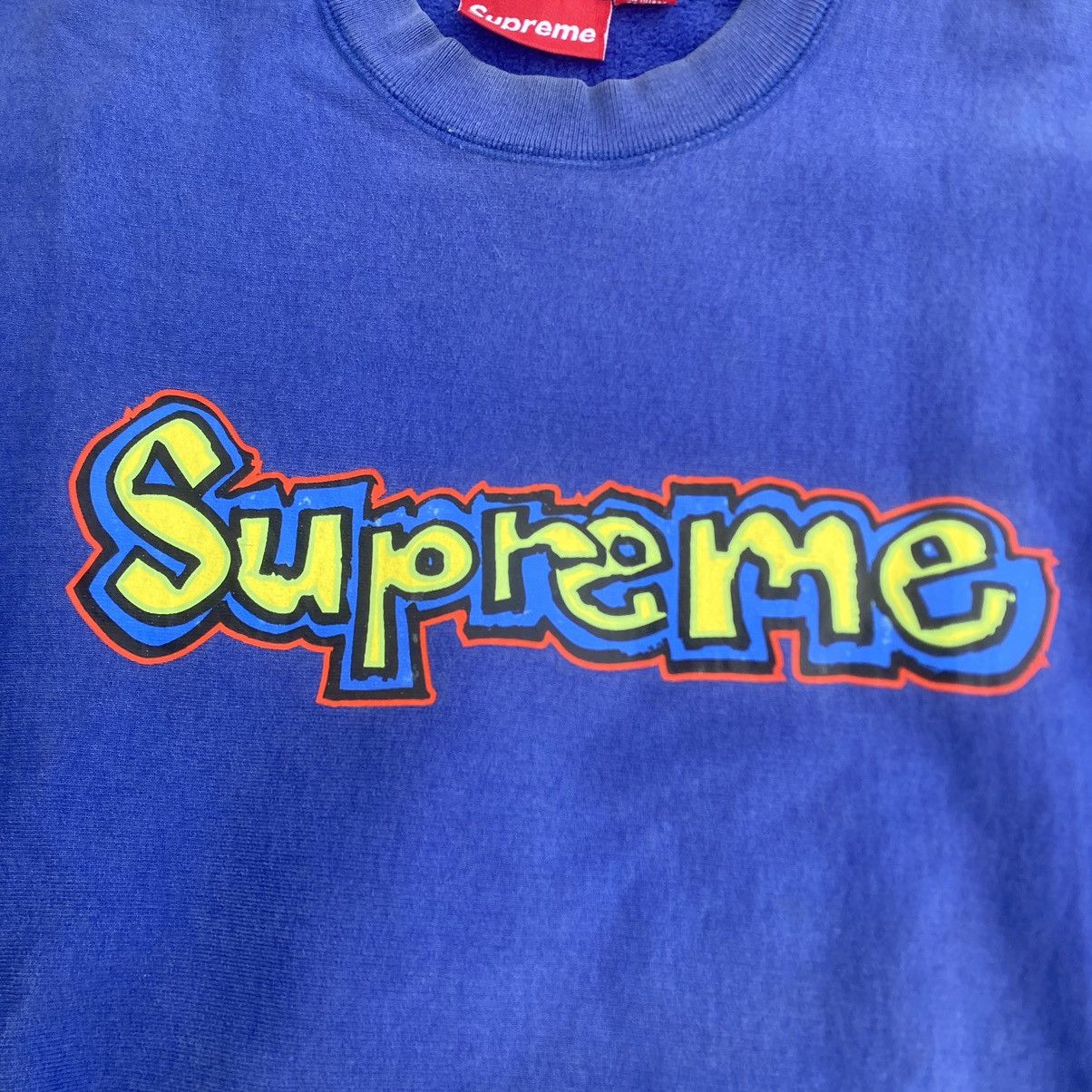 Supreme 2007 Supreme x Mark Gonzales Crewneck Size US L / EU 52-54 / 3 - 6 Thumbnail