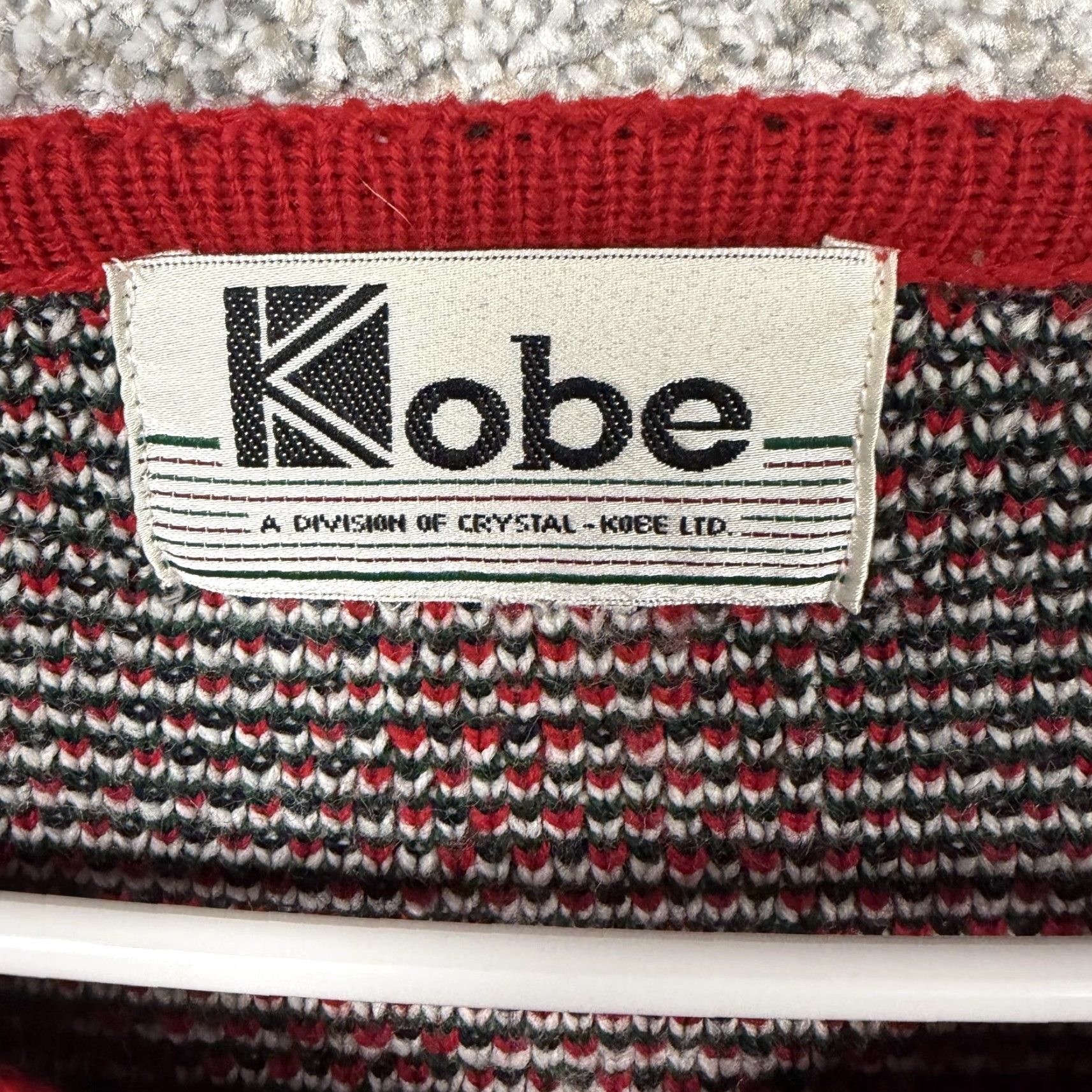 Vintage VINTAGE Kobe Cardigan Womens 3X Red Plaid Christmas Holiday Knit Sweater Size XXL / US 16-18 / IT 52-54 - 7 Thumbnail