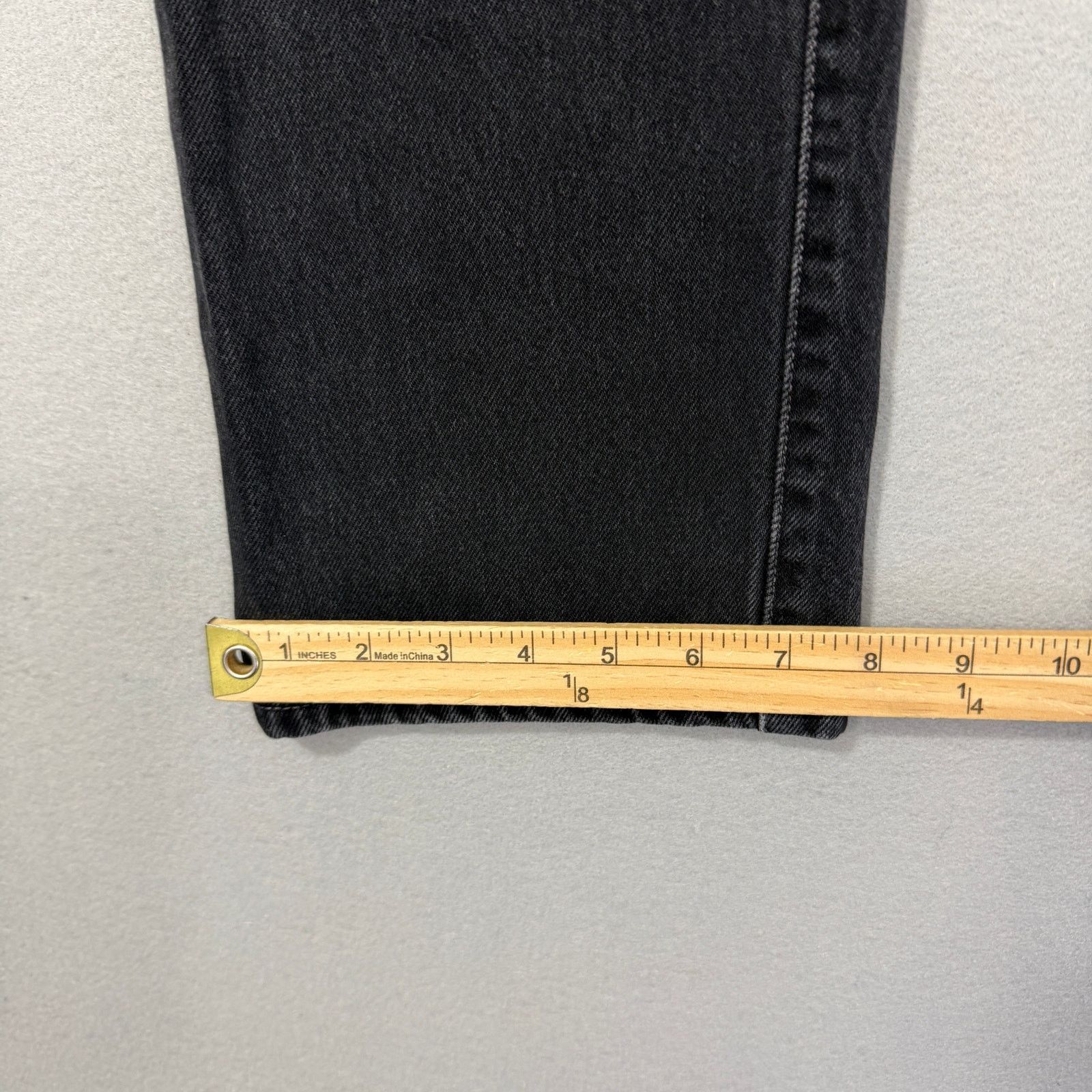 Levi's Vintage Levis 501xx Jeans Men's 30x32 Black Straight Fit Size US 30 / EU 46 - 9 Thumbnail