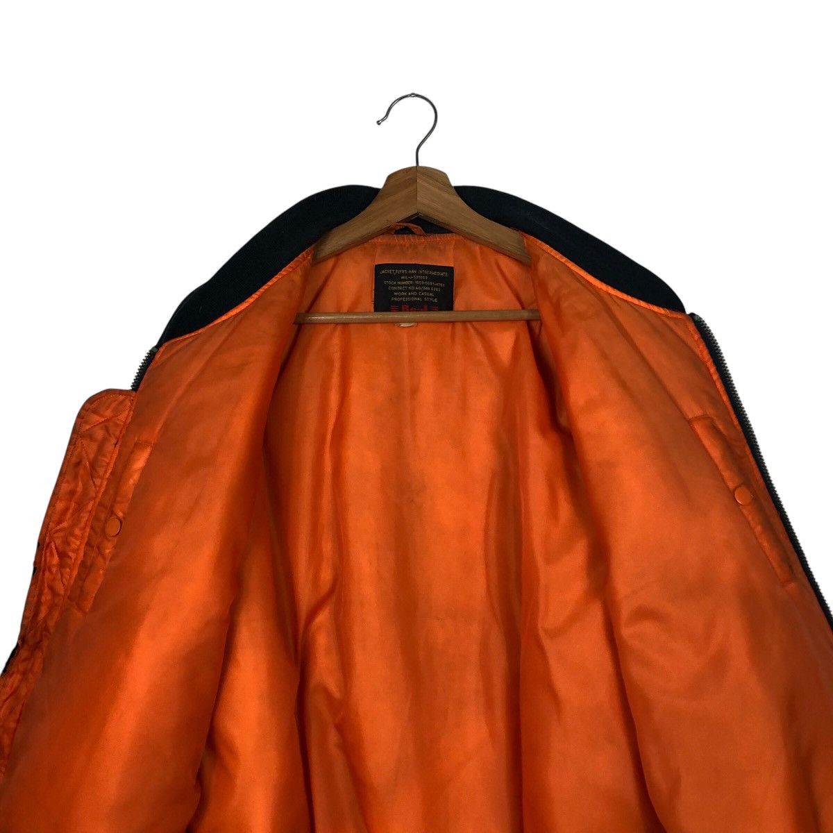 Japanese Brand × Vintage 📌Vintage Bomber Jacket Reversible Be-J For Parachute Design Size US L / EU 52-54 / 3 - 15 Thumbnail