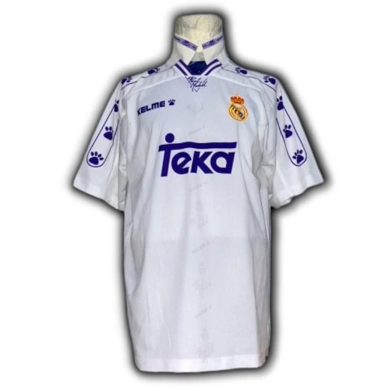 Other Real Madrid 1994 1995 1996 Home Shirt Jersey Kelme Size US L / EU 52-54 / 3 - 3 Thumbnail