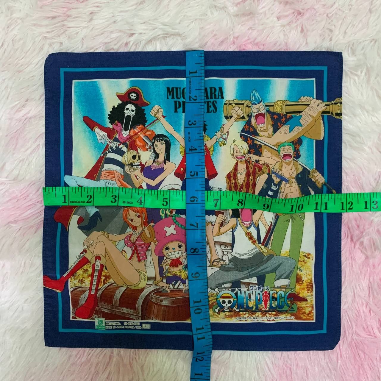 Japanese Brand × One Piece One Piece Mugiwara Pirates Handkerchief Bandana Anime Manga Size ONE SIZE - 4 Thumbnail