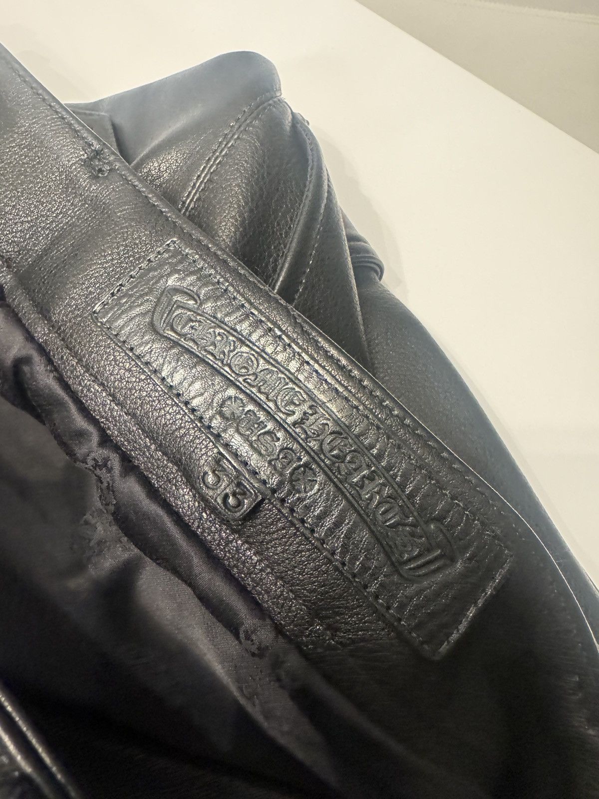 Chrome Hearts Chrome Heart Devil Dog Full Leather Cargo Carpenters Size US 33 - 6 Thumbnail