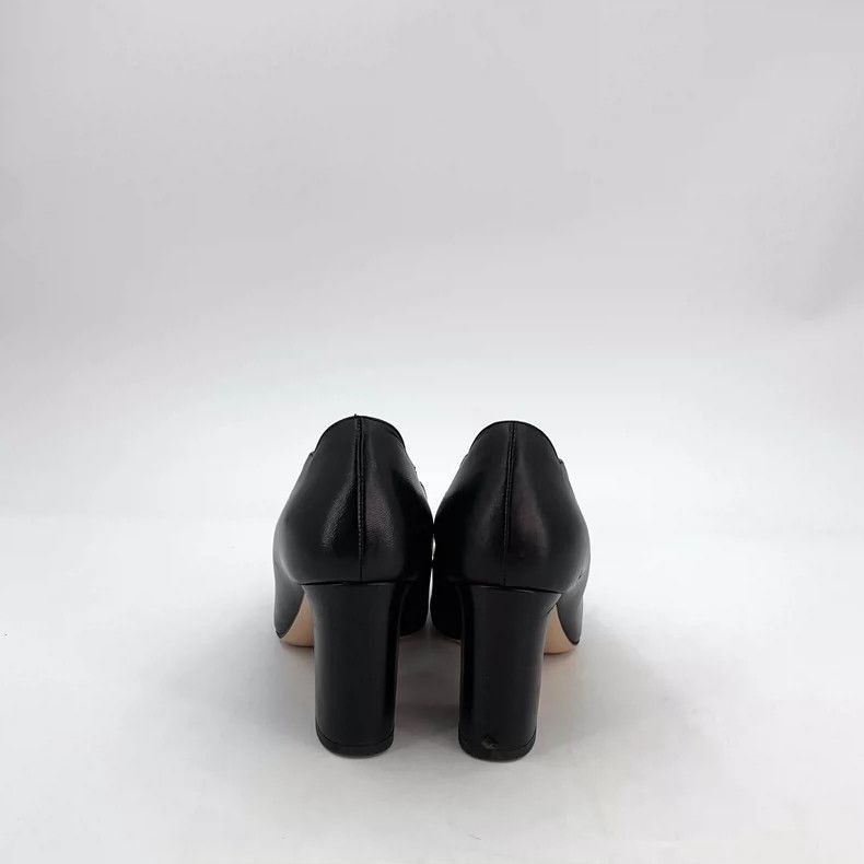 Gucci Gucci Black Leather Pearl Heeled Shoes-2506 Size US 5 / IT 35 - 4 Thumbnail