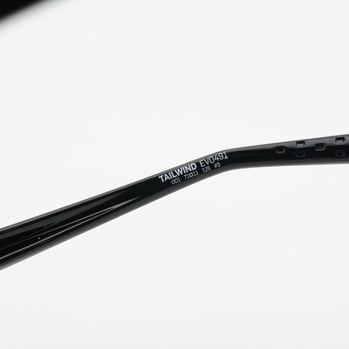 Nike Nike TAILWIND MI EV0491 001 Sunglasses Black Shield Frame Size ONE SIZE - 7 Thumbnail