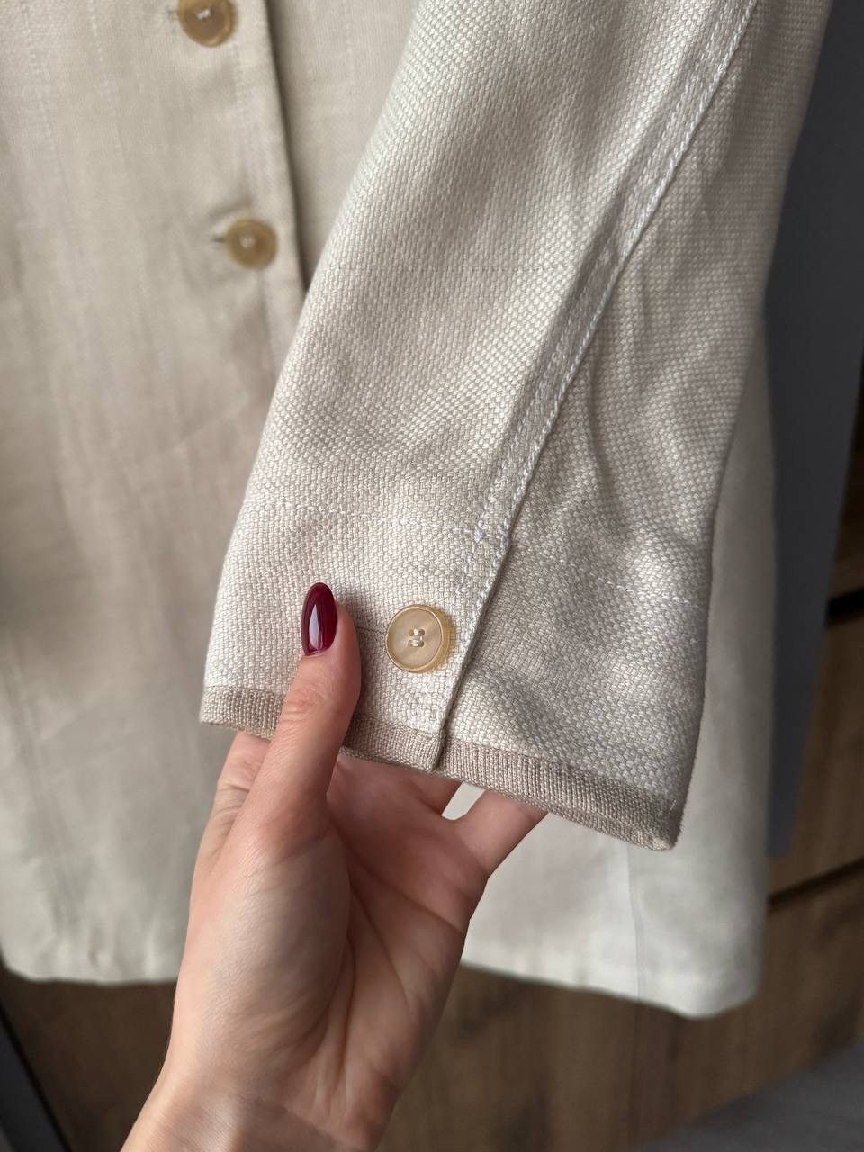 Brunello Cucinelli Brunello Cucinelli Hemp/Linen Coat Size 46 Size L / US 10 / IT 46 - 4 Thumbnail
