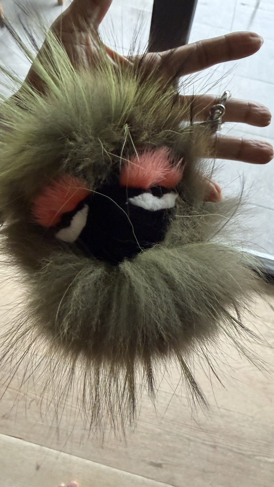 Fendi Fendi Bag Bugs Monster Fur Keychain Charm Size ONE SIZE - 1 Thumbnail