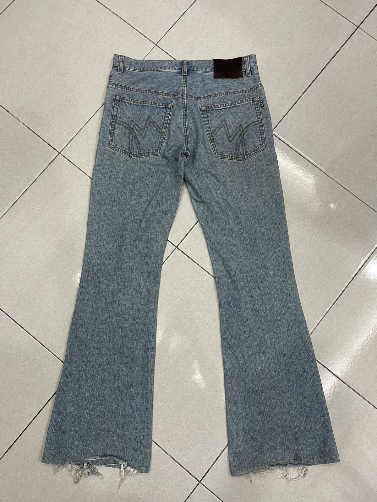 Morgan Homme Archival Morgan Homme Floral Embroidered Flare Denim Size US 30 / EU 46 - 7 Thumbnail
