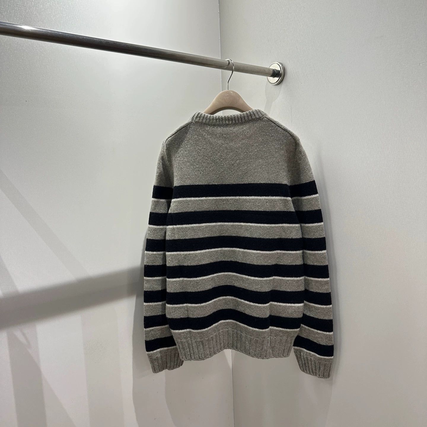 Celine Celine Triomphe Striped Wool Sweater L Size L / US 10 / IT 46 - 2 Thumbnail