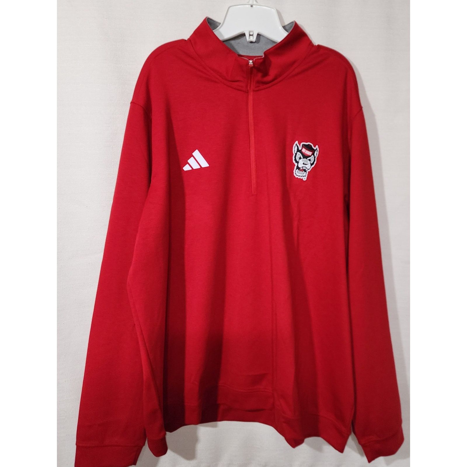 Adidas Adidas elevated 1/4 zip NC State men 2XL Size US XXL / EU 58 / 5 - 4 Thumbnail