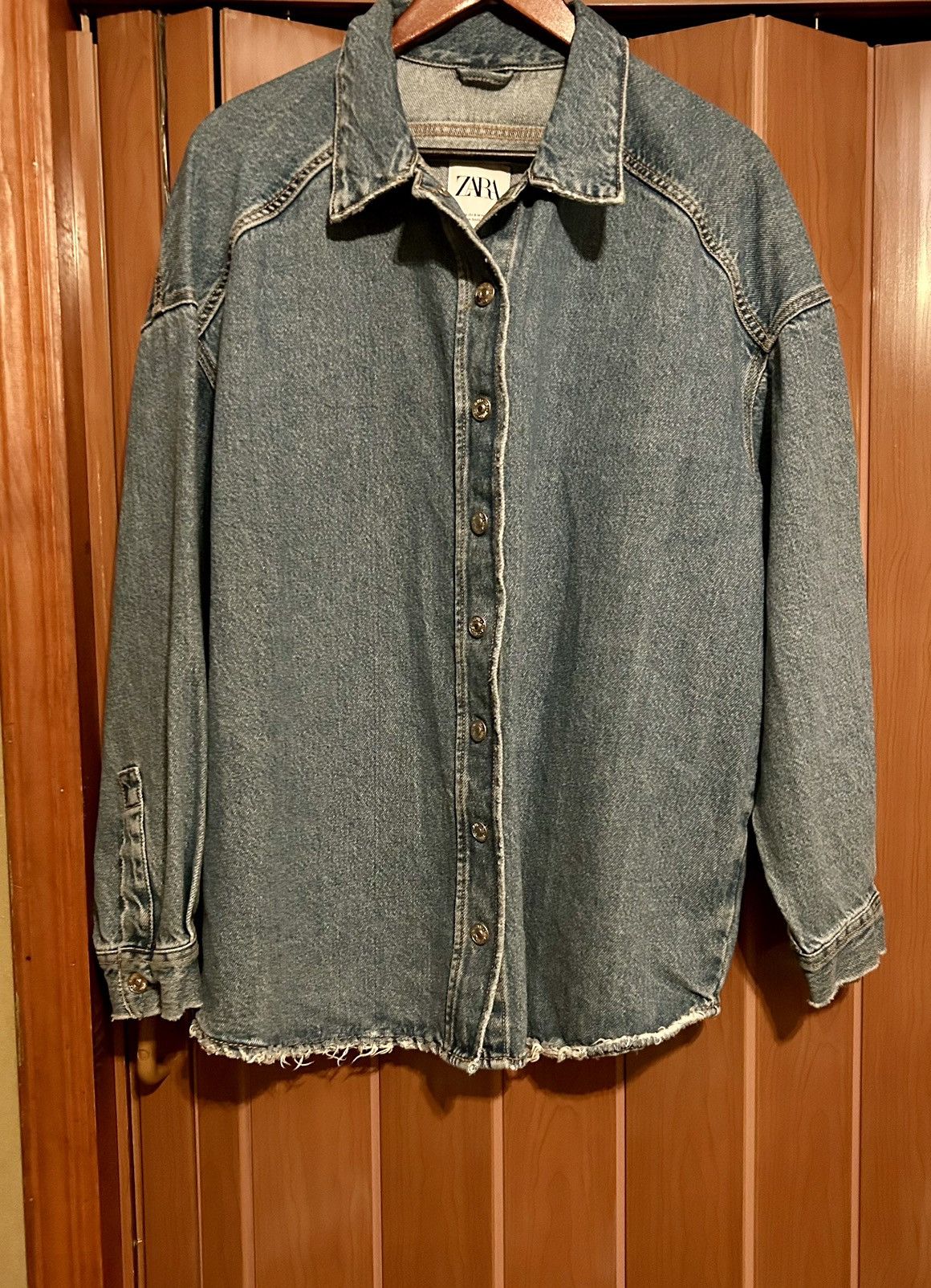 Zara Zara unisex denim jacket size S-M Size US M / EU 48-50 / 2 - 1 Thumbnail