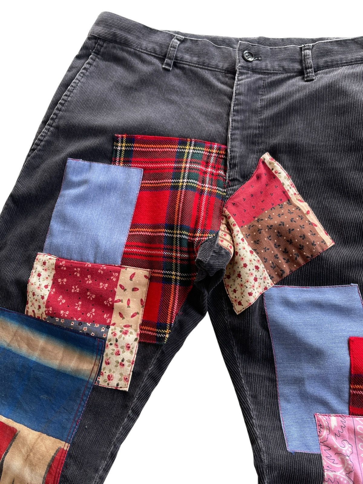 Comme des Garcons Homme Comme Des Garcons Patchwork Corduroy Pants Size US 32 / EU 48 - 7 Thumbnail