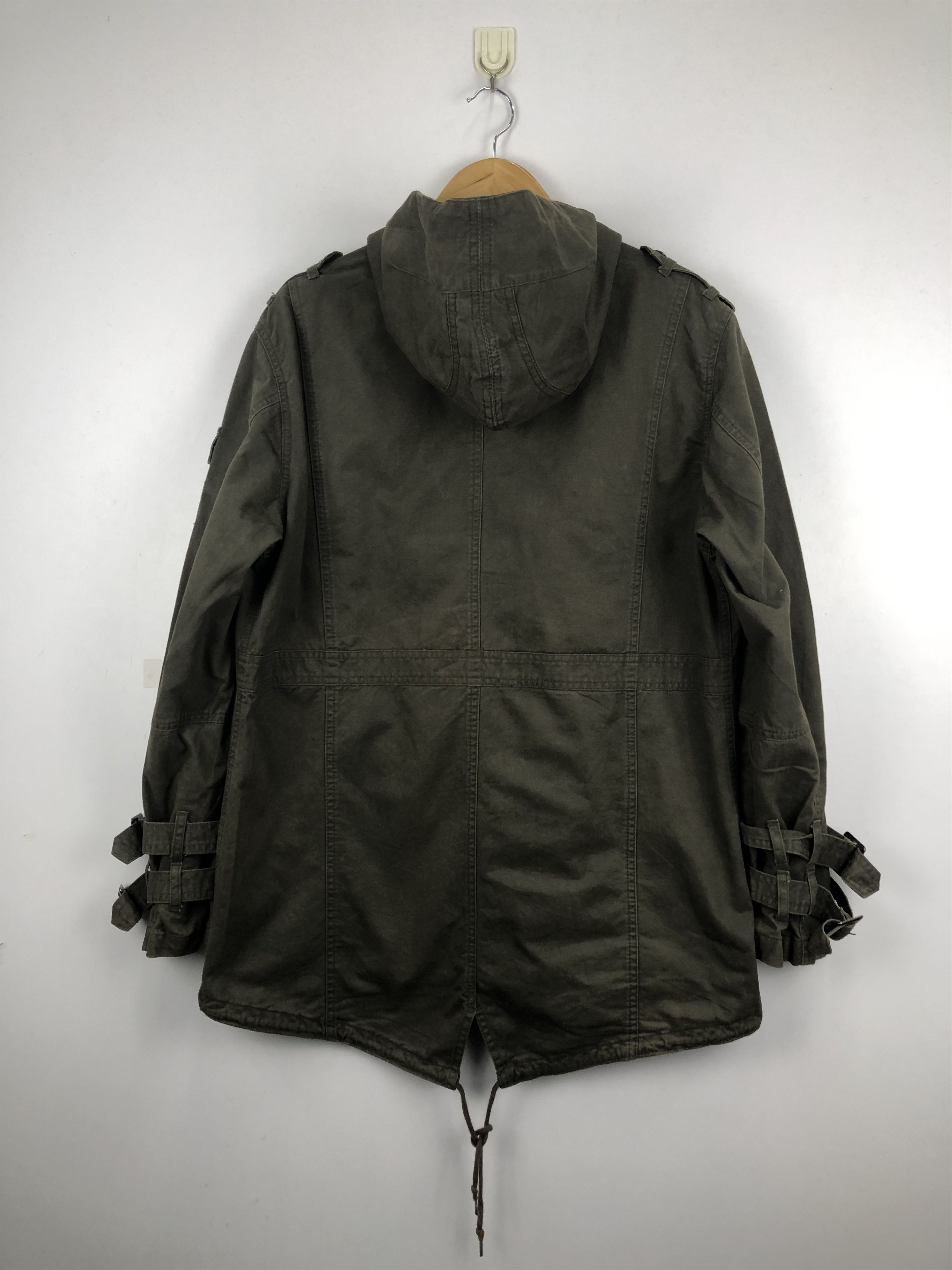 Japanese Brand Vintage Japanese Brand Military Style Hoodie Jacket J0740 Size US XL / EU 56 / 4 - 4 Thumbnail