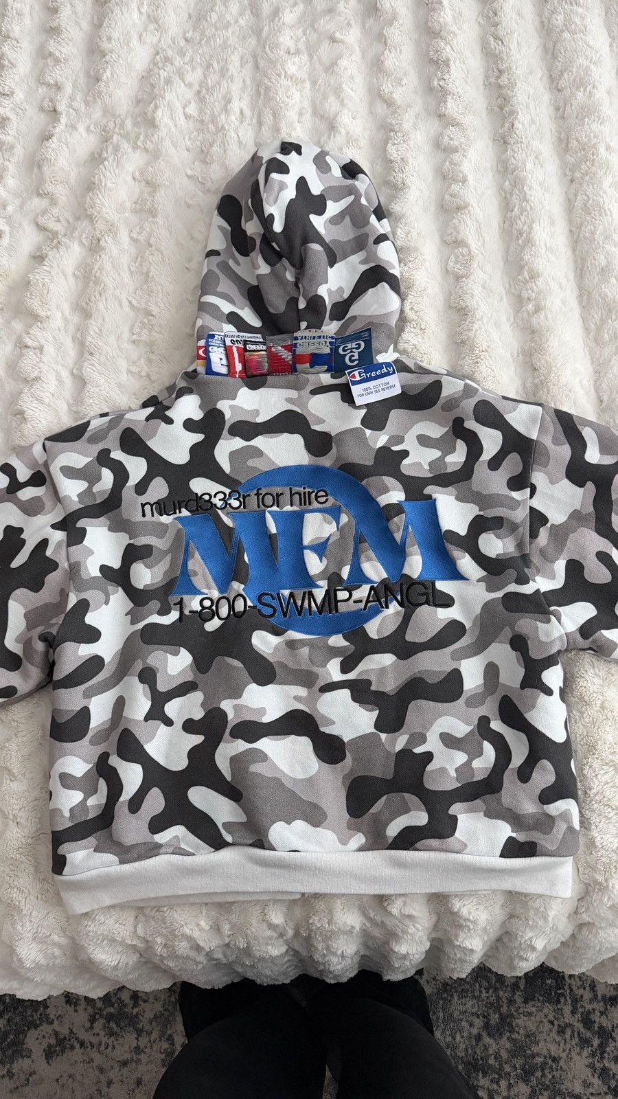 Greedy Unit × murd333r.fm Murd333r.fm Camo Hoodie Size US M / EU 48-50 / 2 - 2 Thumbnail