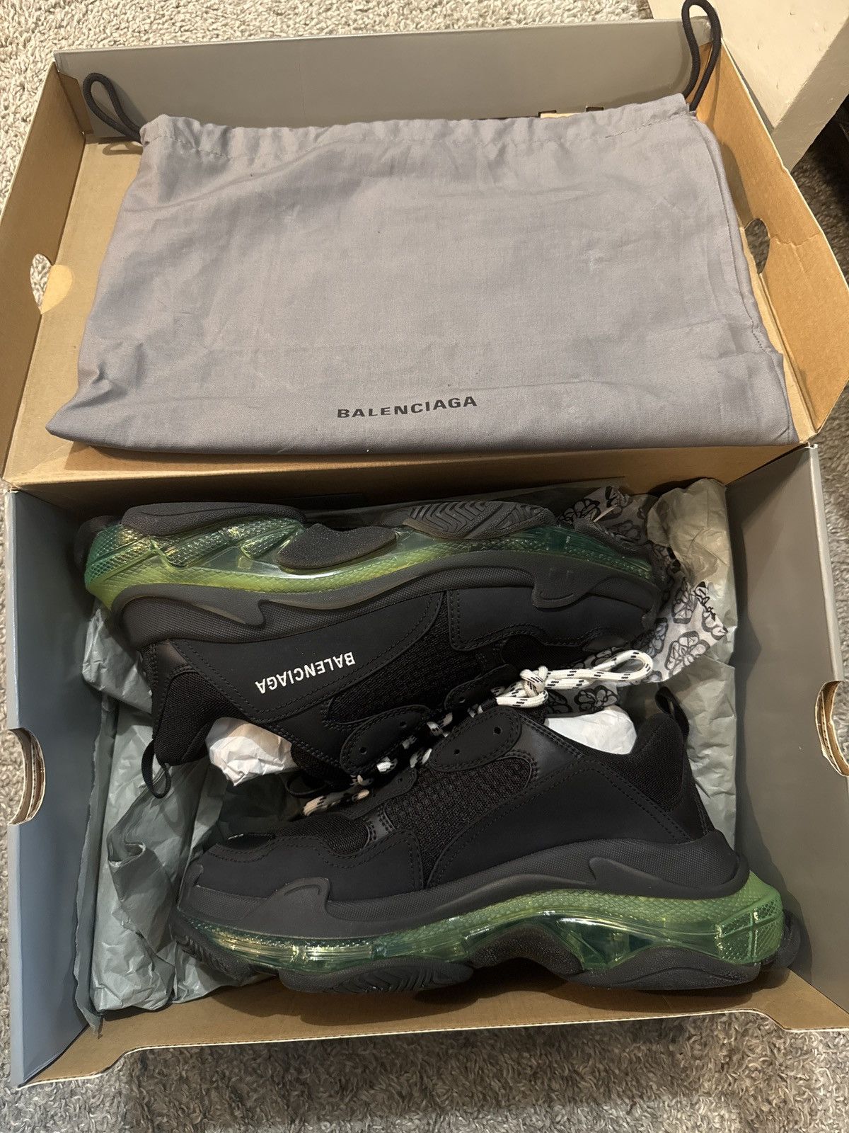 Balenciaga Balenciaga Triple S Clear Sole Size US 10 / EU 43 - 1 Thumbnail