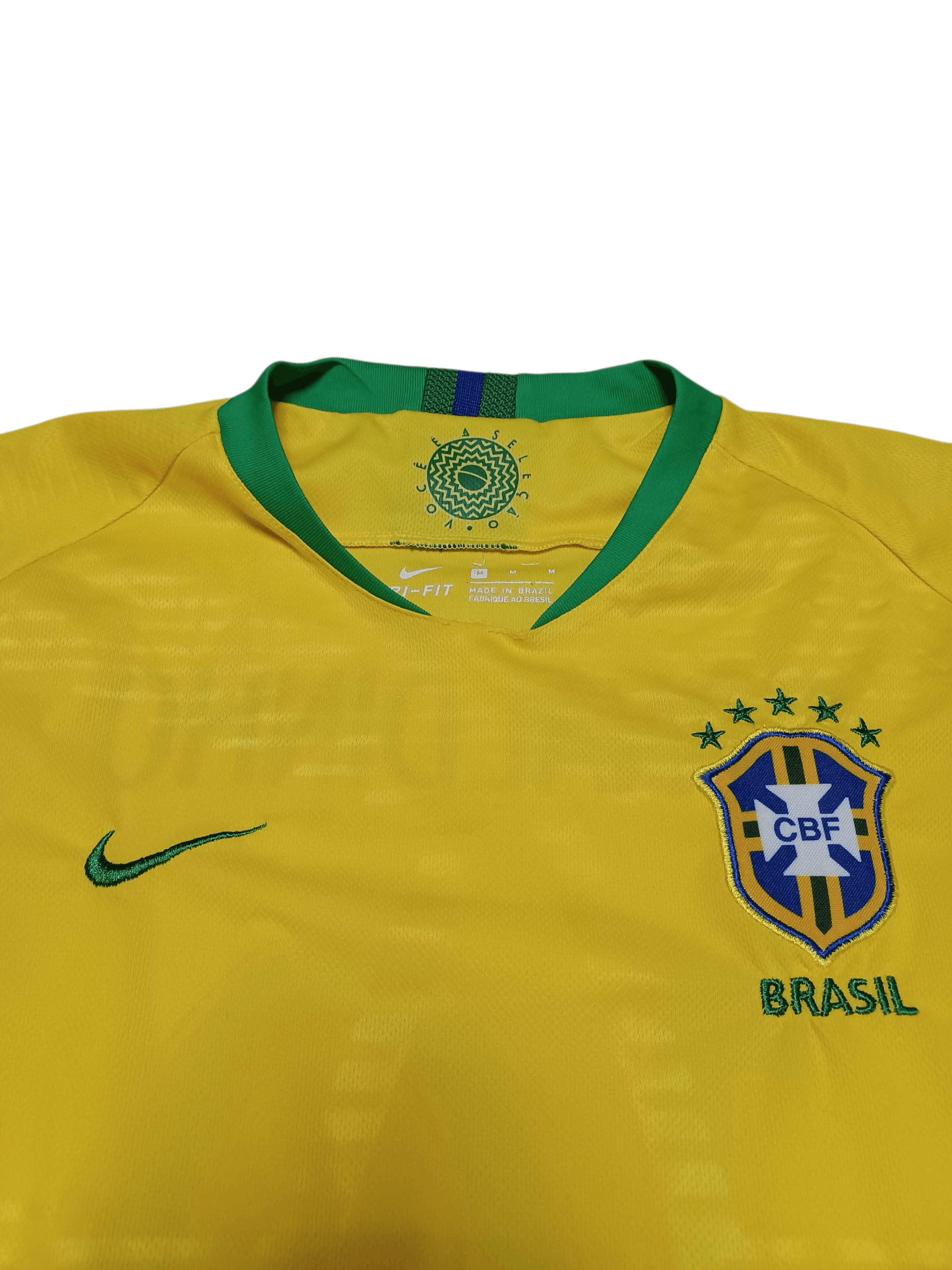 Nike NIKE BRASIL RONALDINHO SOCCER JERSEY Size US M / EU 48-50 / 2 - 2 Thumbnail