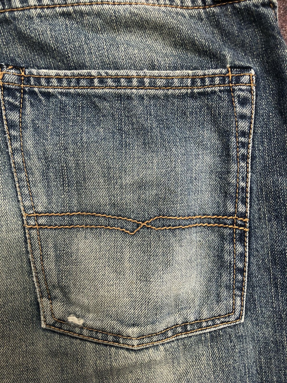 Hysteric Glamour Vintage GL Heart Mud Washed Distressed Jeans Size US 32 / EU 48 - 15 Thumbnail