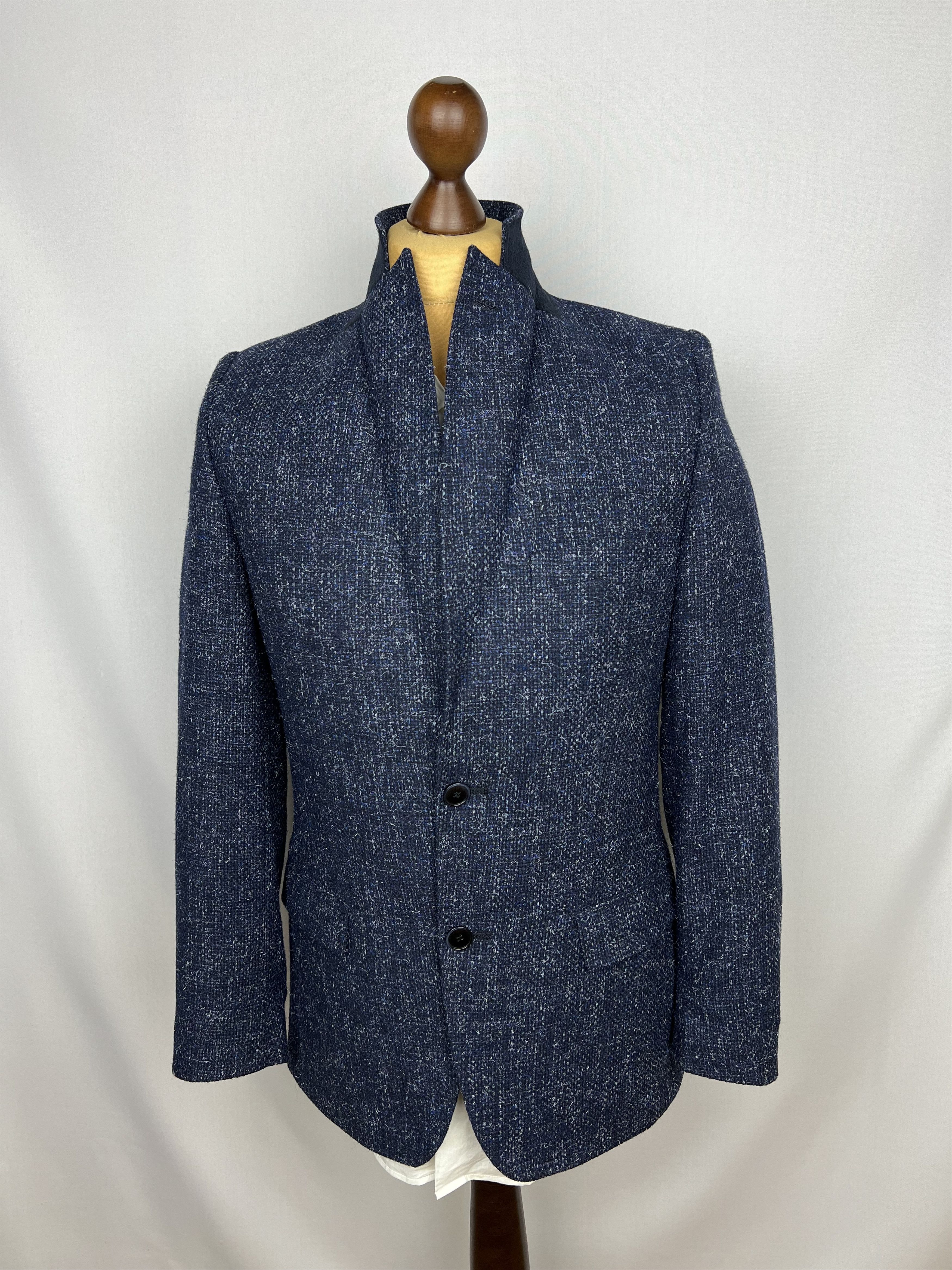 Italic ATERLIER TORINO x Marlane Textured Wool Blend Sport Coat Size 38R - 2 Thumbnail