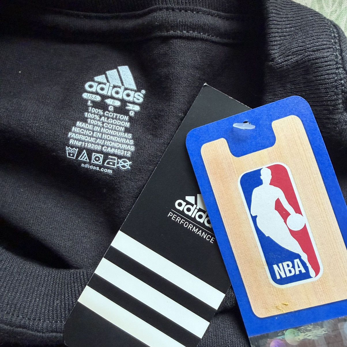 Adidas Adidas NBA Portland Trail Blazers Shirt Mens L Black NWT Size US L / EU 52-54 / 3 - 3 Thumbnail