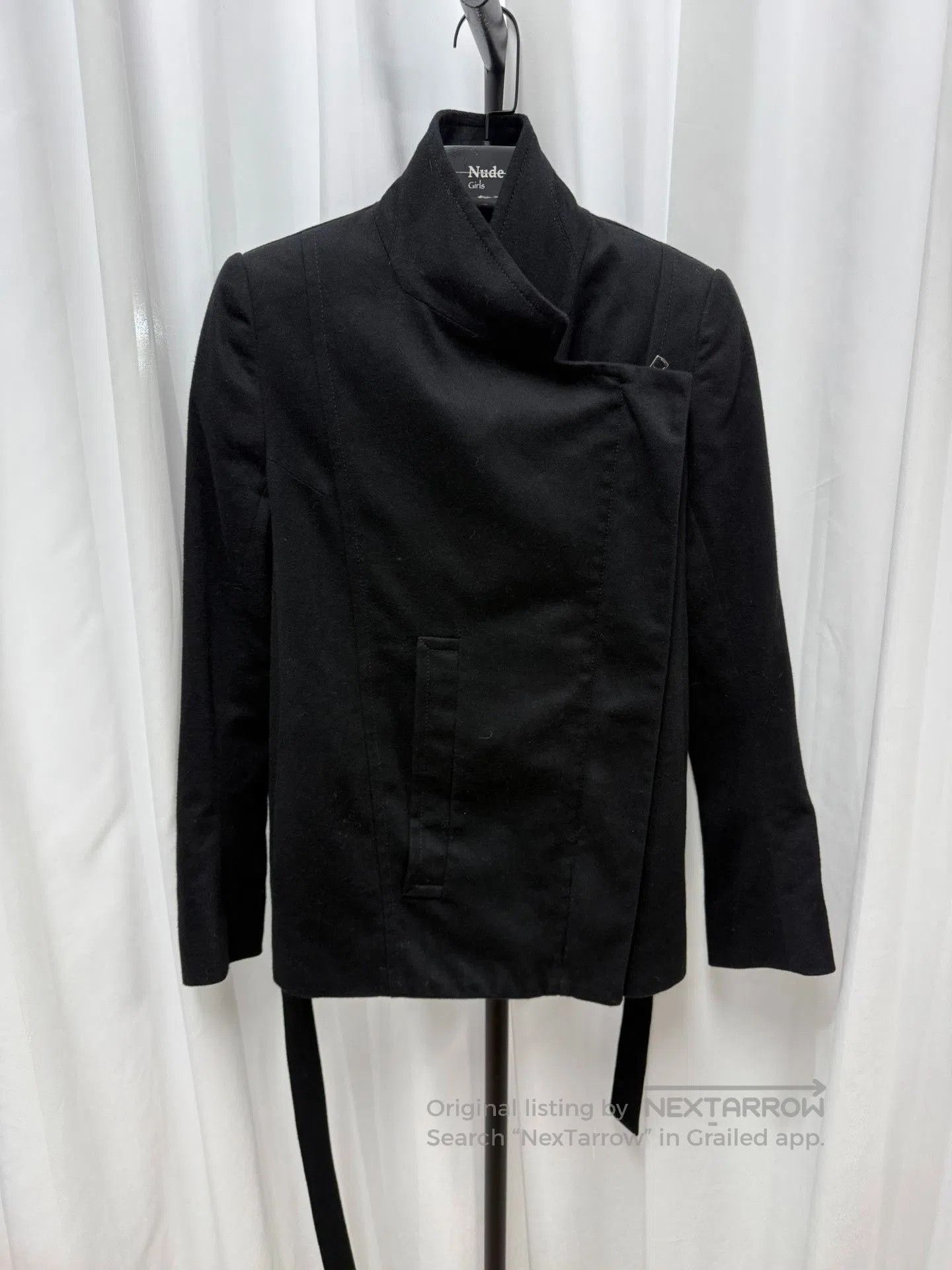 Ann Demeulemeester Ann Demeulemeester Cashmere Blend Runway Zip Jacket. Size XXS / US 00 / IT 34 - 3 Thumbnail