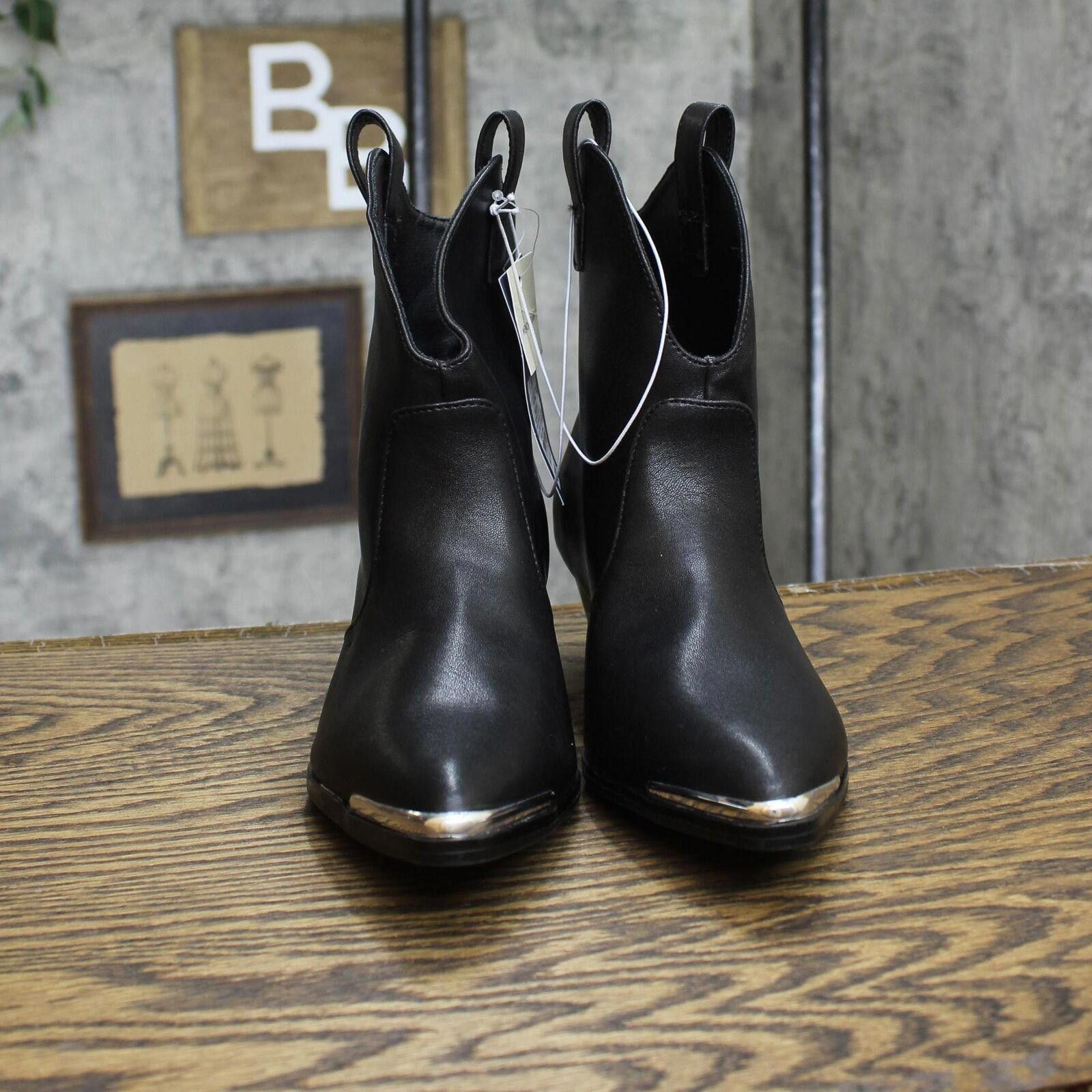 Designer NWT Universal Thread Ankle Boots 88375060 Black 8.5M 8.5 M Size US 8.5 / IT 38.5 - 3 Thumbnail