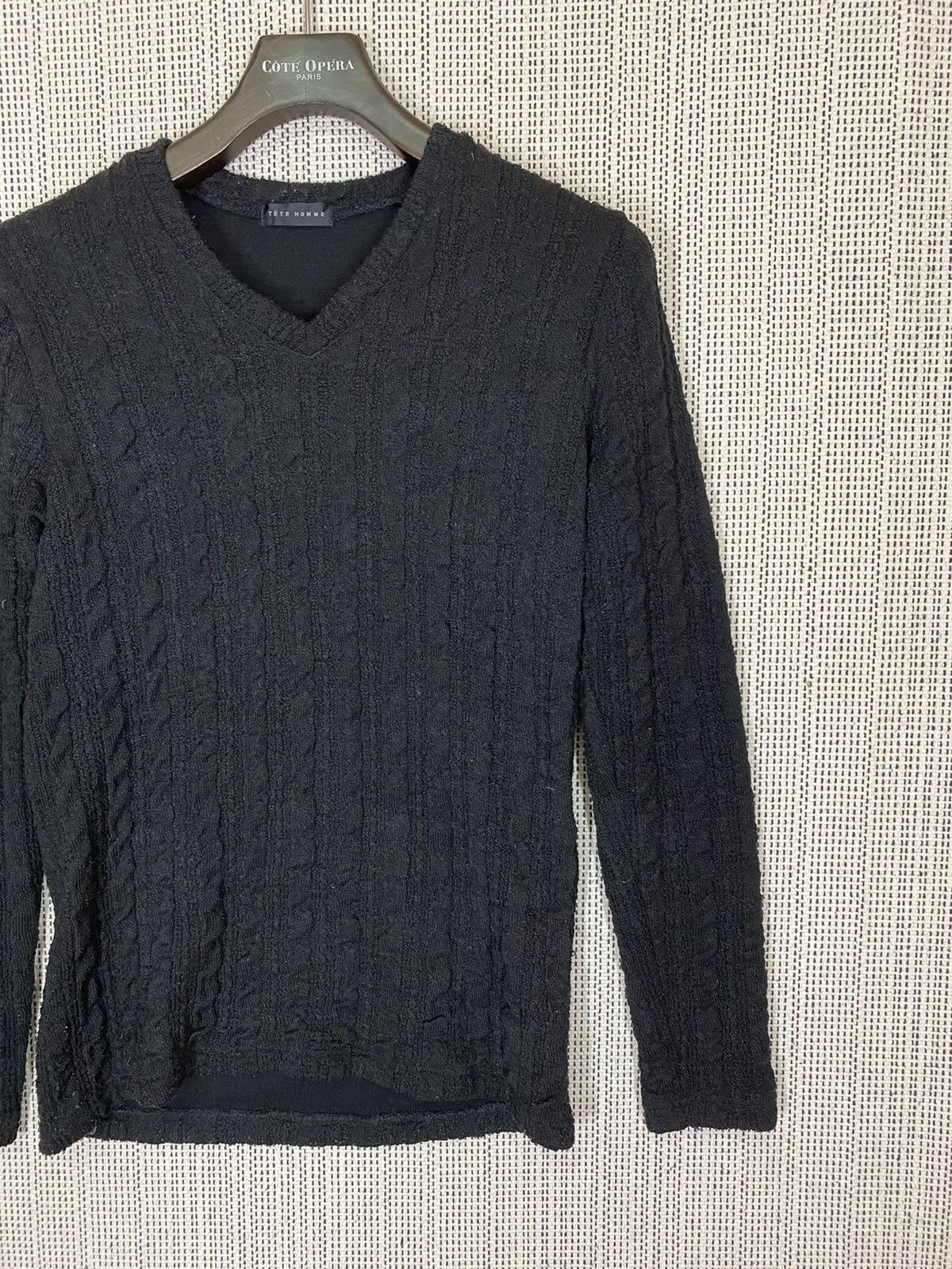 Designer × Issey Miyake × Japanese Brand ‼️VINTAGE TETE HOMME BY ISSEY MIYAKE KNIT SWEATER‼️ Size US S / EU 44-46 / 1 - 2 Thumbnail