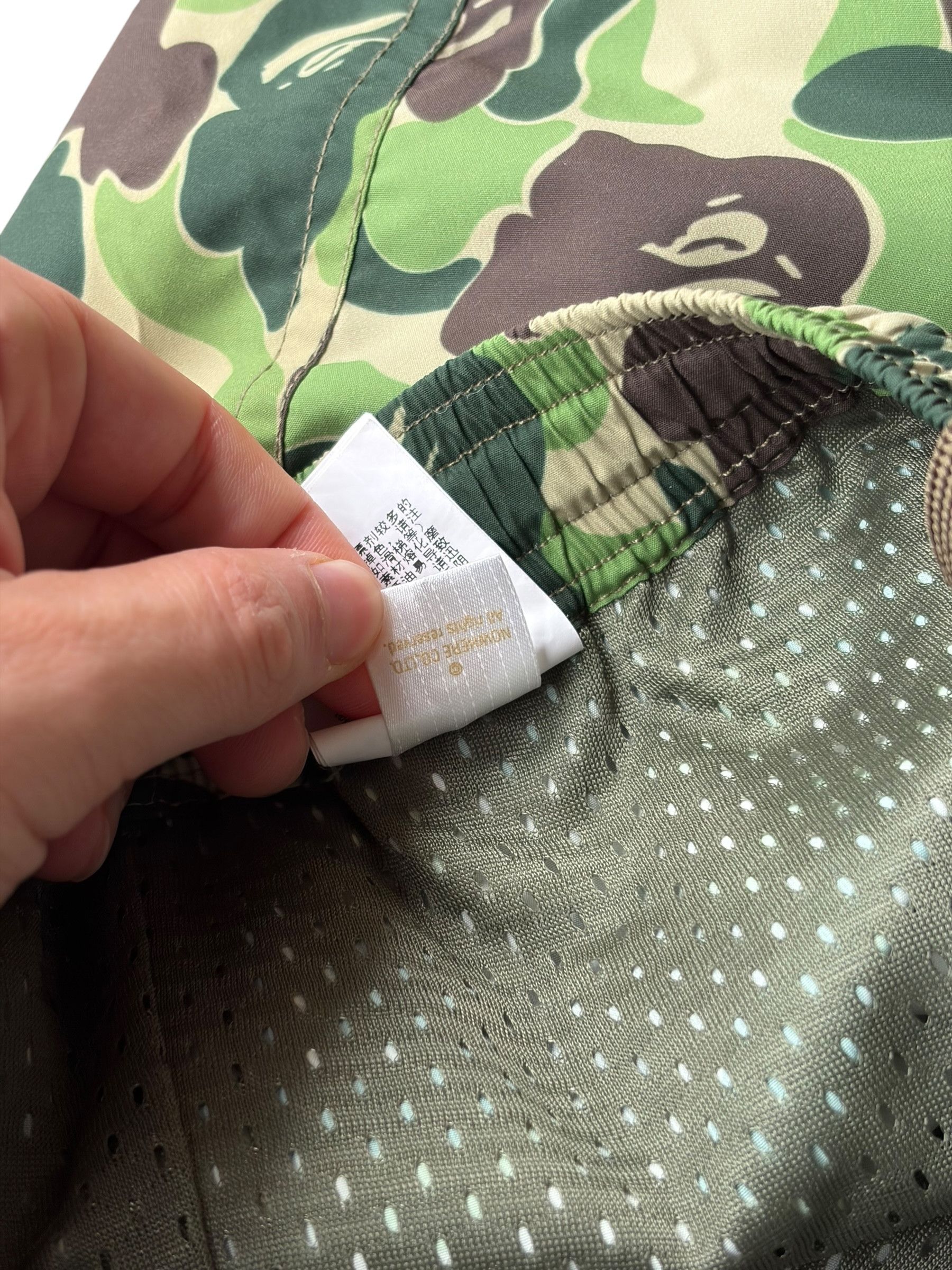 Bape Bape Green ABC Camo Beach Shorts Size US 32 / EU 48 - 10 Thumbnail