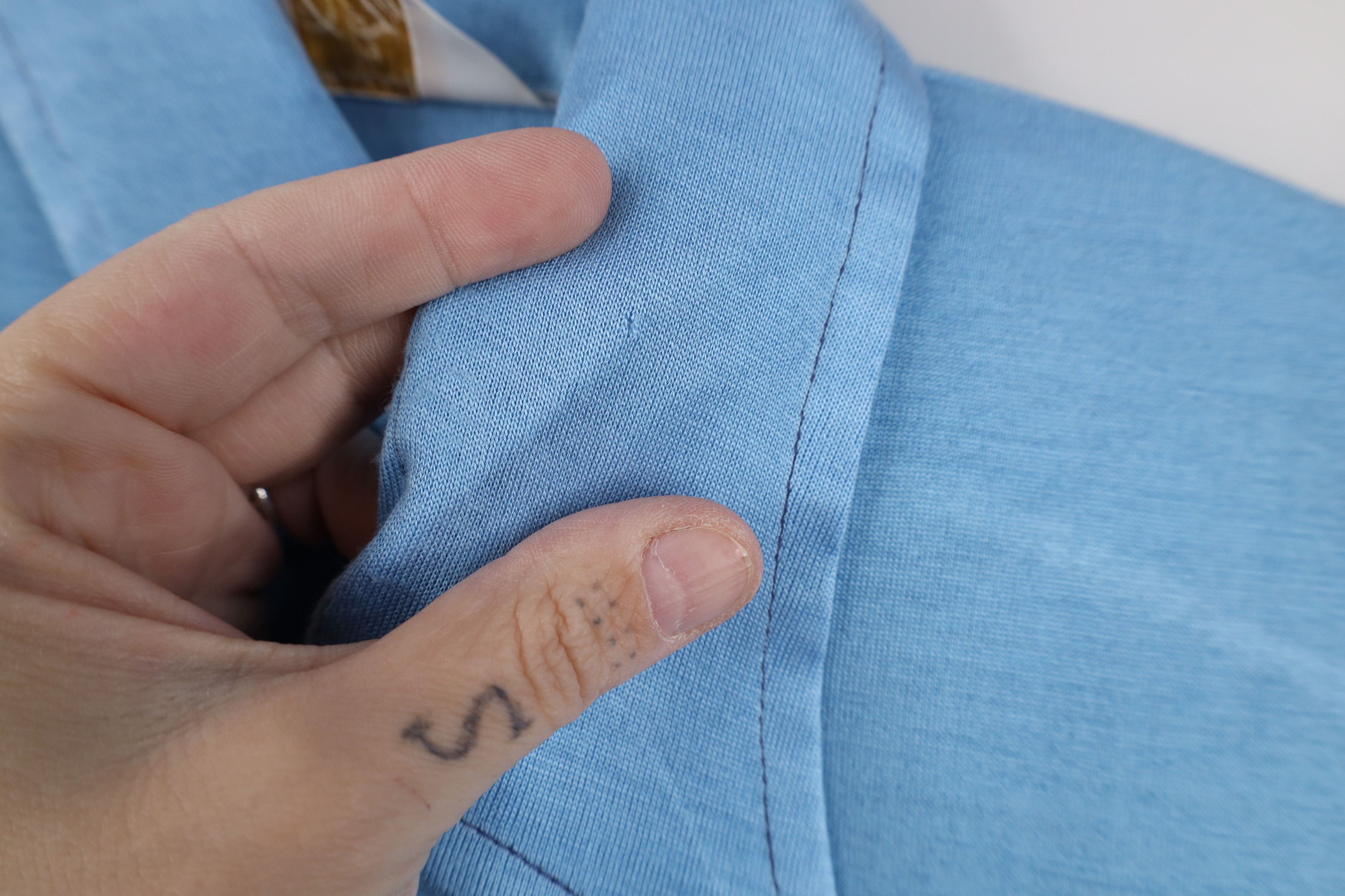 Vintage Vintage 60s 70s Streetwear Knit Collared Polo Shirt Blue USA Size US S / EU 44-46 / 1 - 10 Thumbnail