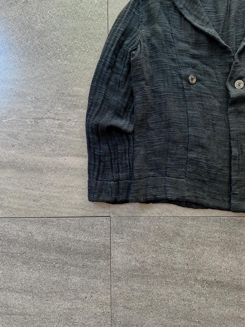 Yohji Yamamoto FREE TAX! Ys Knitted Textured Blazer Jacket Size US S / EU 44-46 / 1 - 4 Thumbnail
