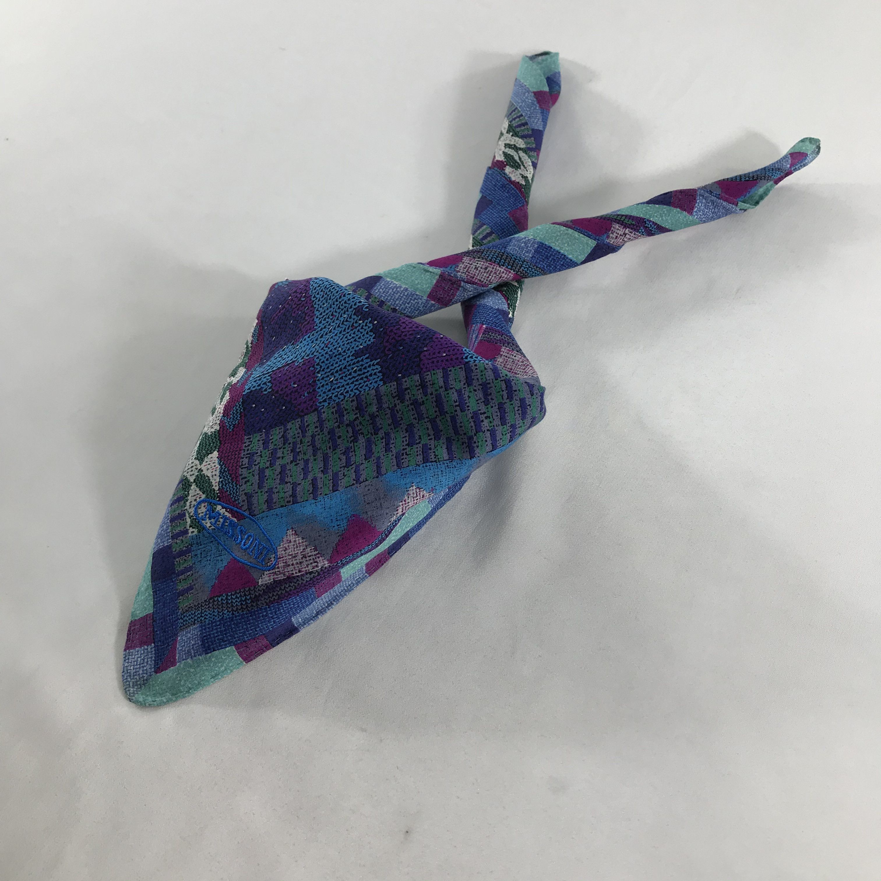 Missoni × Vintage Missoni Handkerchief Neckerchief Bandana H18 Size ONE SIZE - 3 Thumbnail