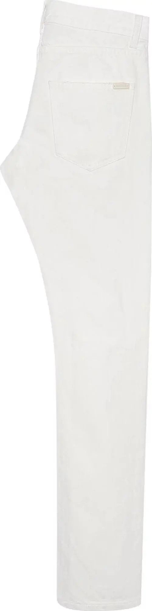 Saint Laurent Paris o1bcso1str1124 Slim Fit Jeans in White Size US 26 / EU 42 - 3 Thumbnail
