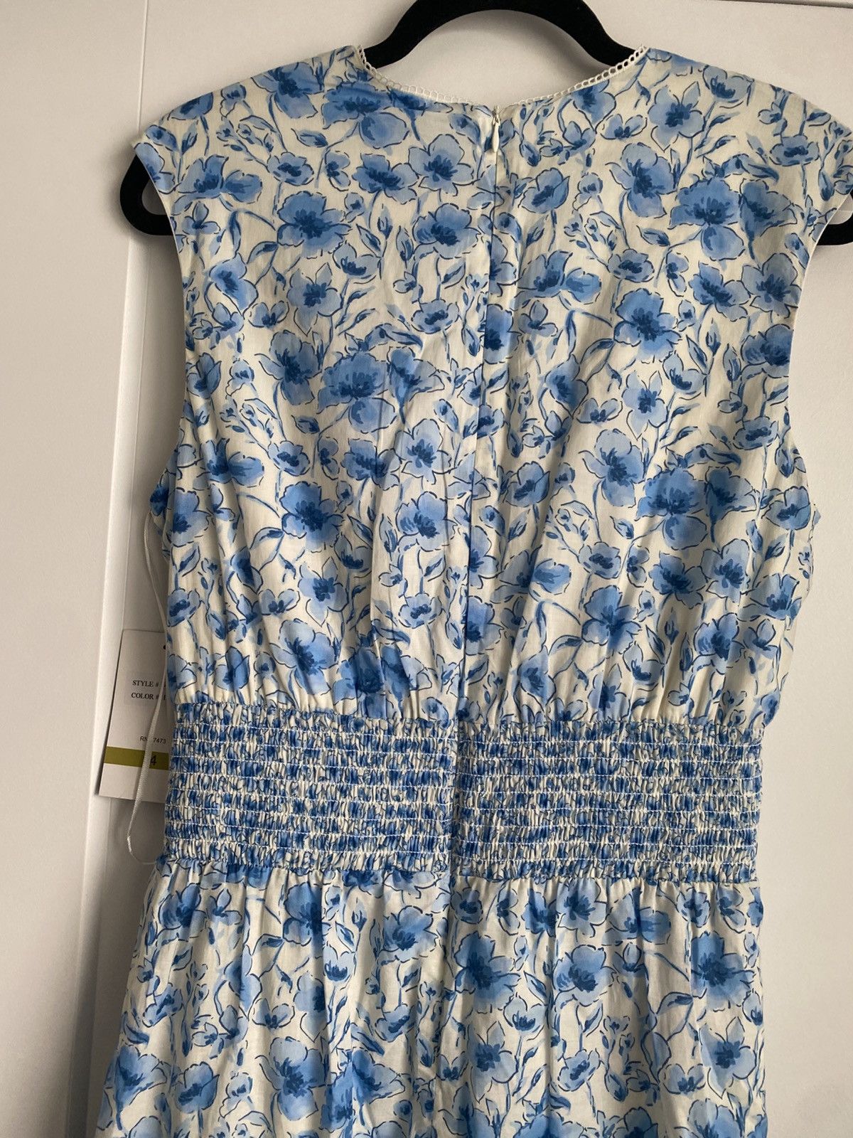 Other Maison Tara Sleeveless Mixed Bluebell Print Wrap Maxi Dress Size XL / US 12-14 / IT 48-50 - 10 Thumbnail