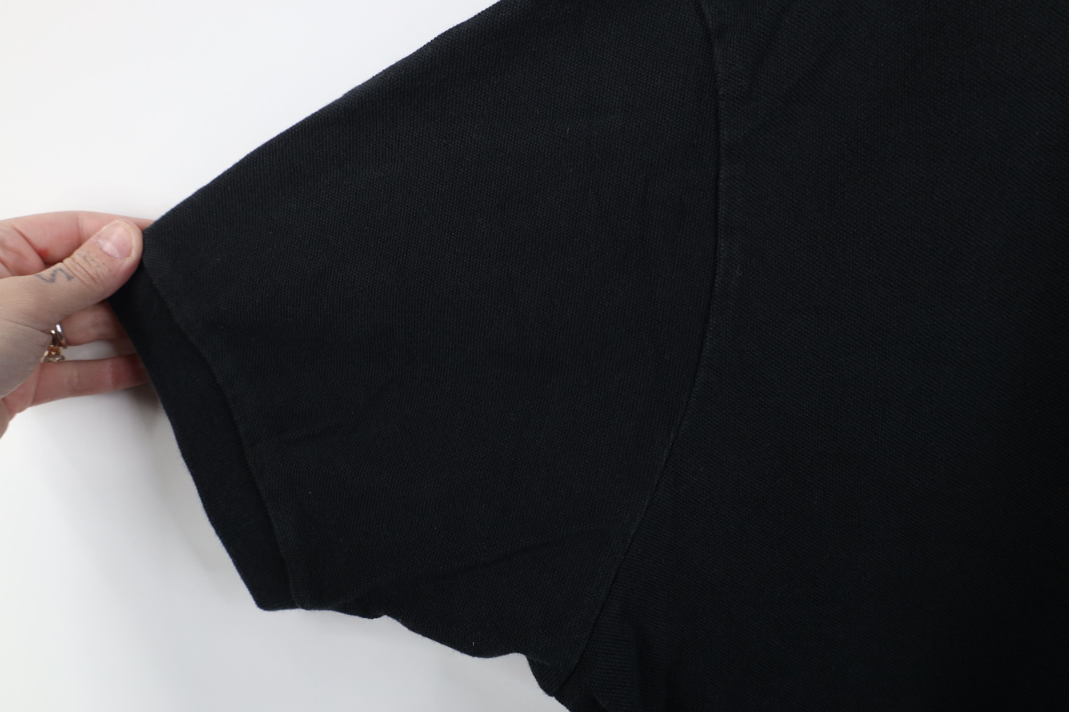 Ralph Lauren Vintage 90s Ralph Lauren Pique Cotton Golf Polo Shirt Black Size US XXL / EU 58 / 5 - 9 Thumbnail