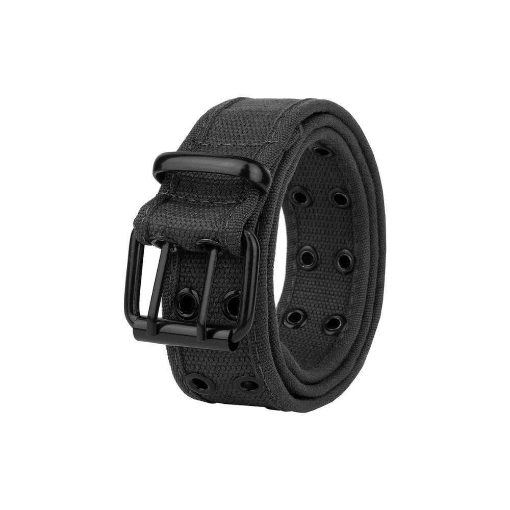 Other Canvas Grommet Belt Double Hole Web Belt Unisex Size ONE SIZE - 1 Thumbnail