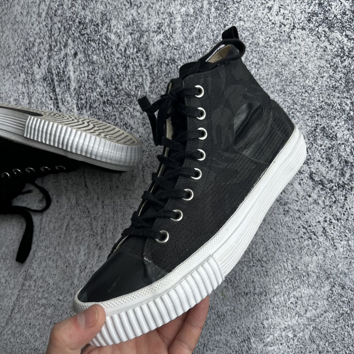 Alexander McQueen McQ Alexander McQueen Black Plimsoll High Top Sneakers Size US 8 / EU 41 - 8 Thumbnail