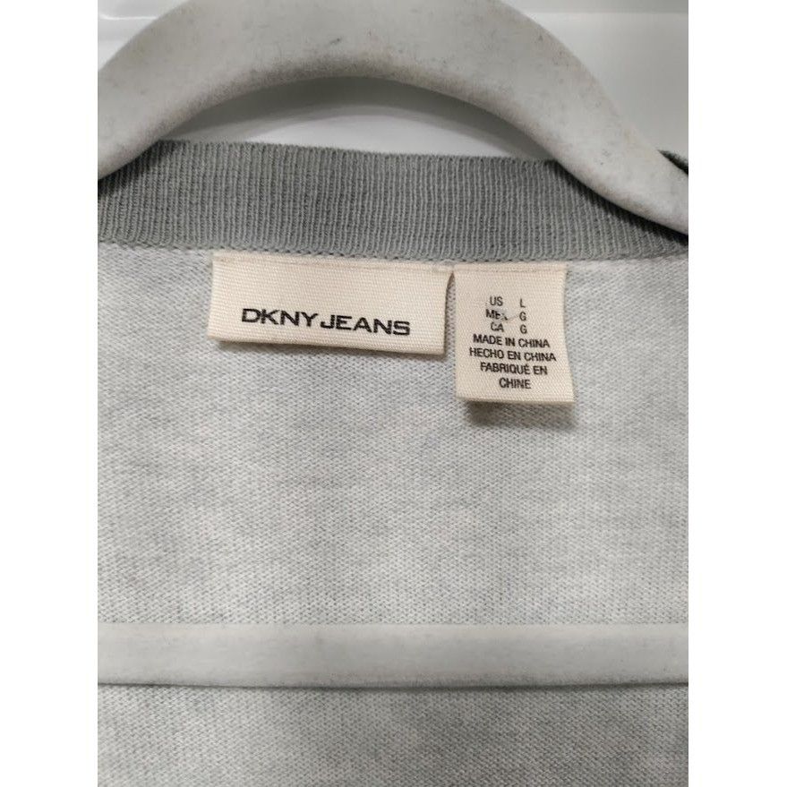 DKNY DKNY Jeans V-Neck Long Sleeve Rib Trim Knit Button Front Car Size US L / EU 52-54 / 3 - 8 Thumbnail