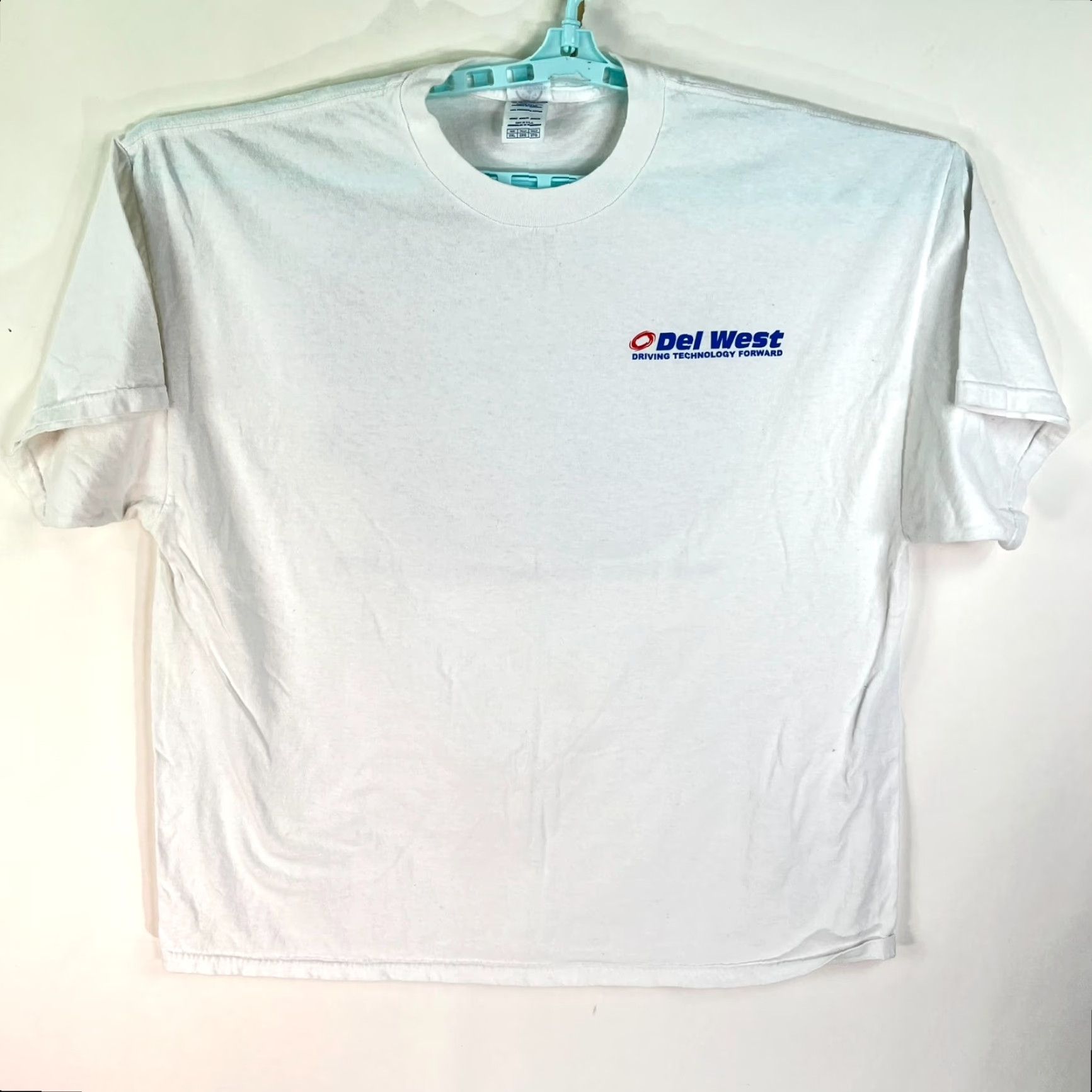 Delta Vintage Delta Racing T-Shirt Men’s 2XL White Cotton Short Sleeve All Seasons Graphic Print Size US XXL / EU 58 / 5 - 2 Thumbnail