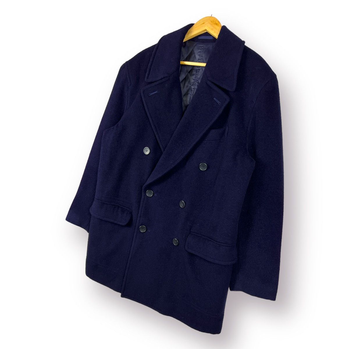PPFM 🔥 VTG PPFM MANIC USN FW1 WOOL DOUBLE BREAST OVERCOAT JACKET Size US L / EU 52-54 / 3 - 2 Thumbnail