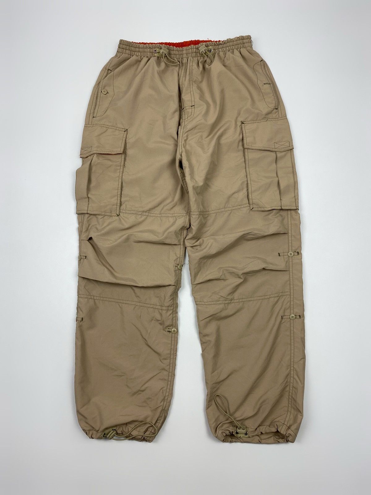 Vintage Y2K Vintage CSActive Lightweight Parachute Cargo Pants Size US 34 / EU 50 - 3 Thumbnail