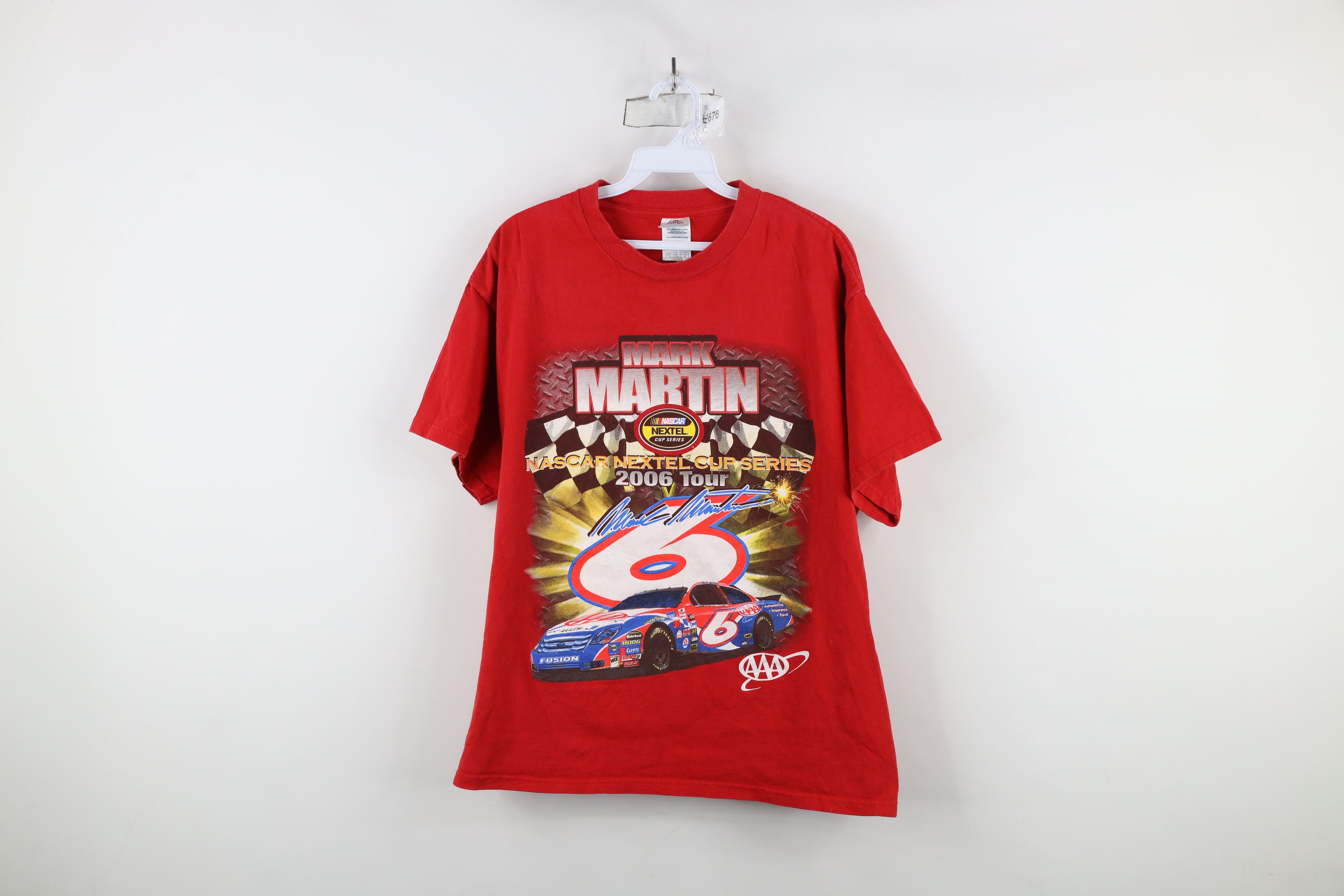 Vintage Vintage Y2K 2006 NASCAR Martin Racing All Over Print T-Shirt Size US L / EU 52-54 / 3 - 1 Thumbnail
