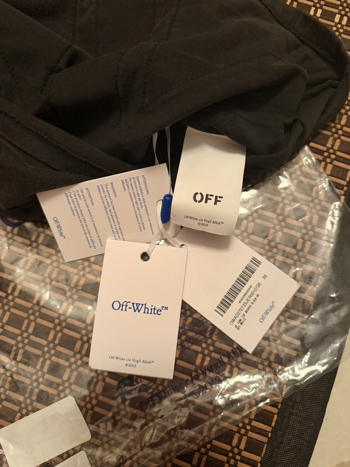 Off-White Exclusive Off-White Gray UK Tank Top Size XS / US 0-2 / IT 36-38 - 2 Thumbnail
