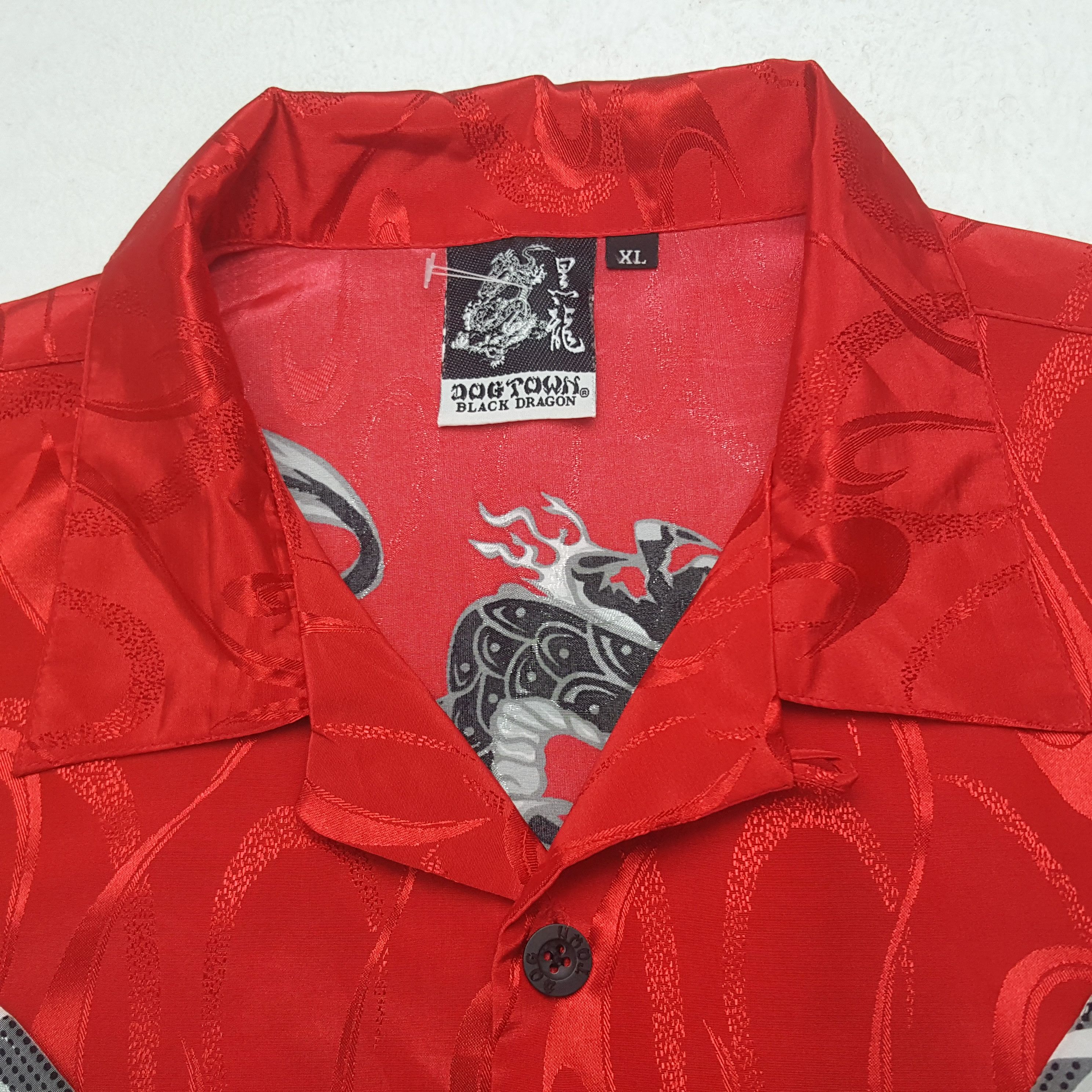 Dogtown Vintage Dogtown Black Dragon Shirt Button Up 31 Size US XXL / EU 58 / 5 - 5 Thumbnail