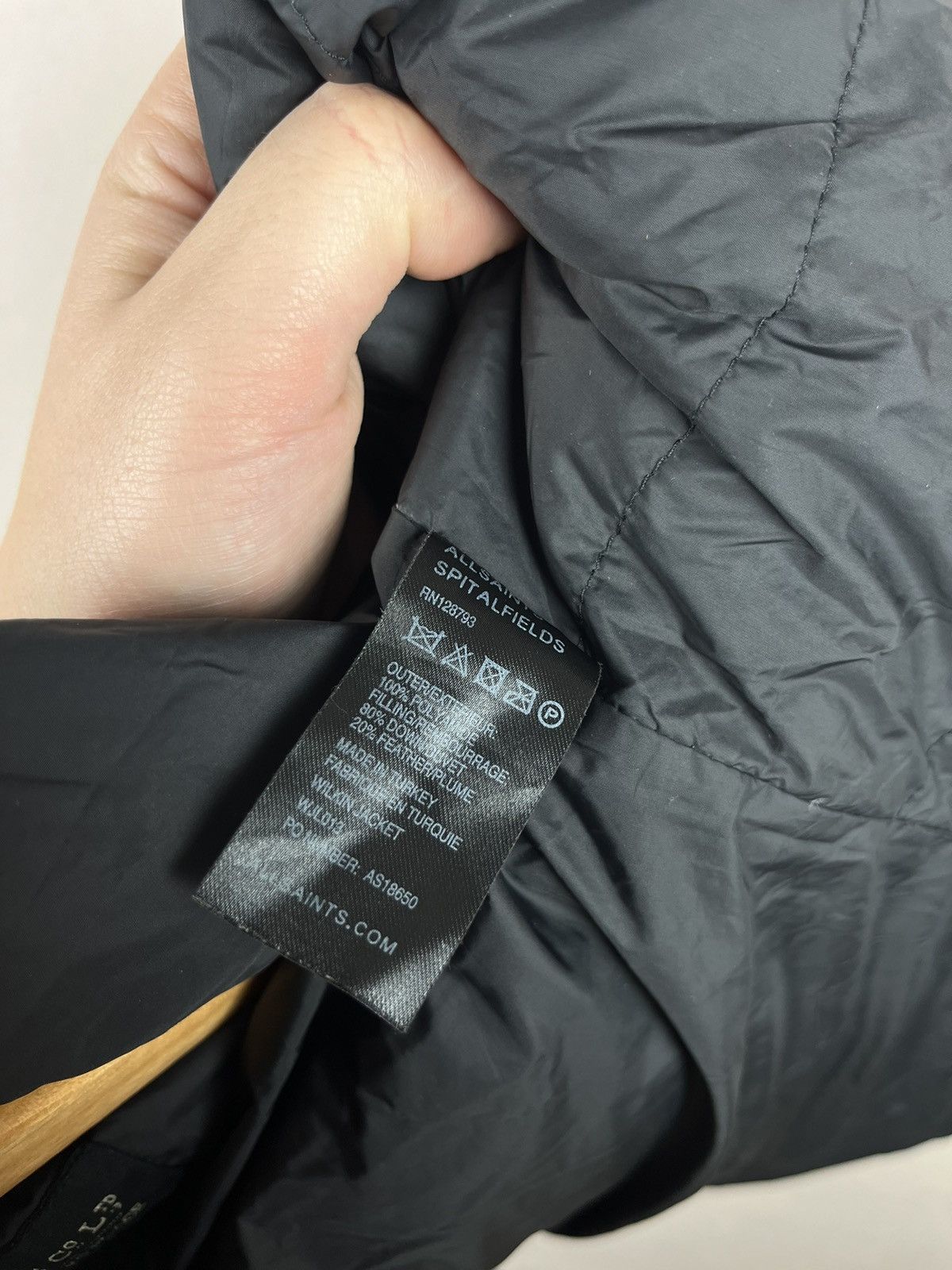 Allsaints Allsaints Spitalfields Wilkin Down Jacket Avant Garde Size M / US 6-8 / IT 42-44 - 6 Thumbnail