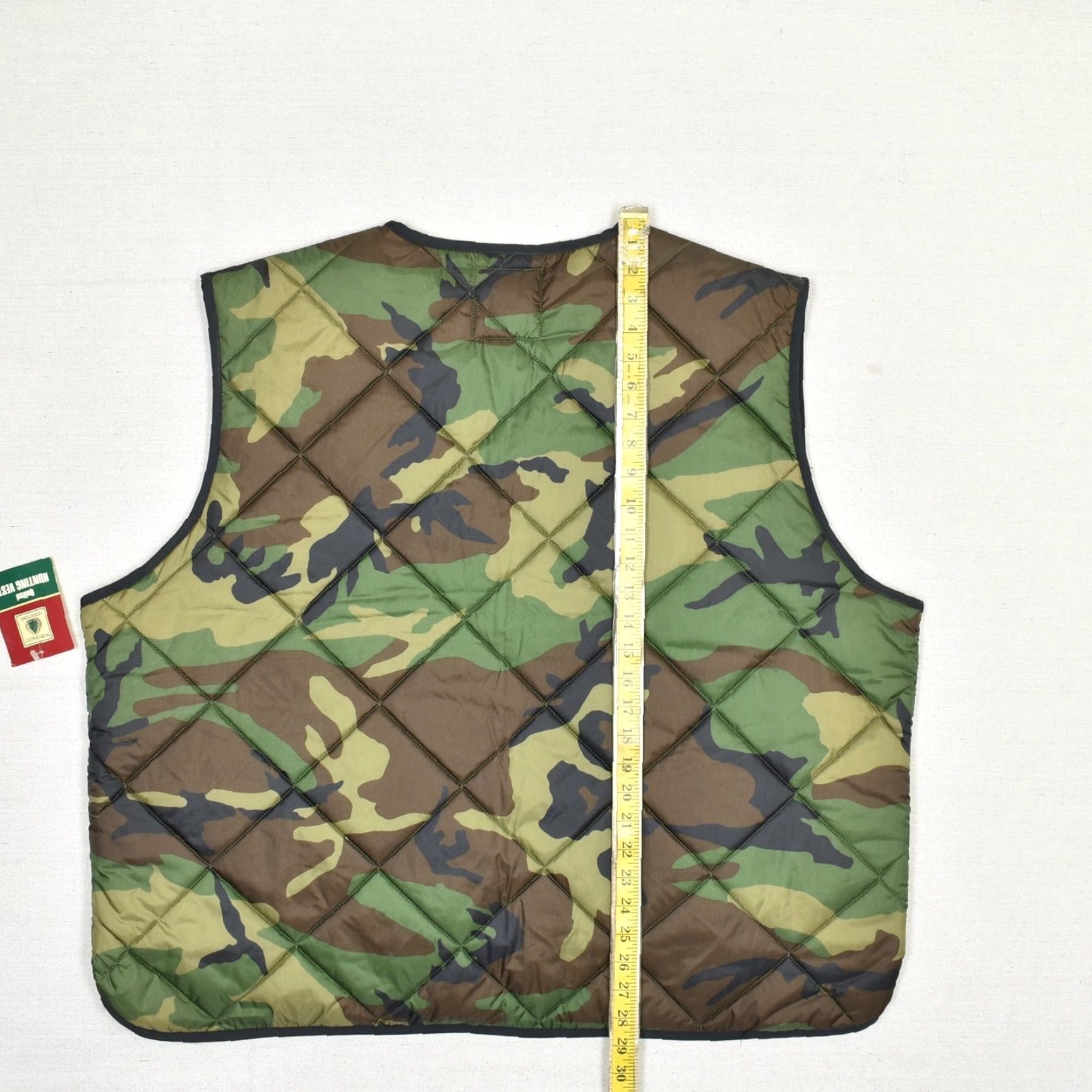 Vintage VINTAGE Northwest Territory Camouflage Vest Mens 2XL Quilted Green Polyester Nylon Shirt Size XXL / US 16-18 / IT 52-54 - 5 Thumbnail